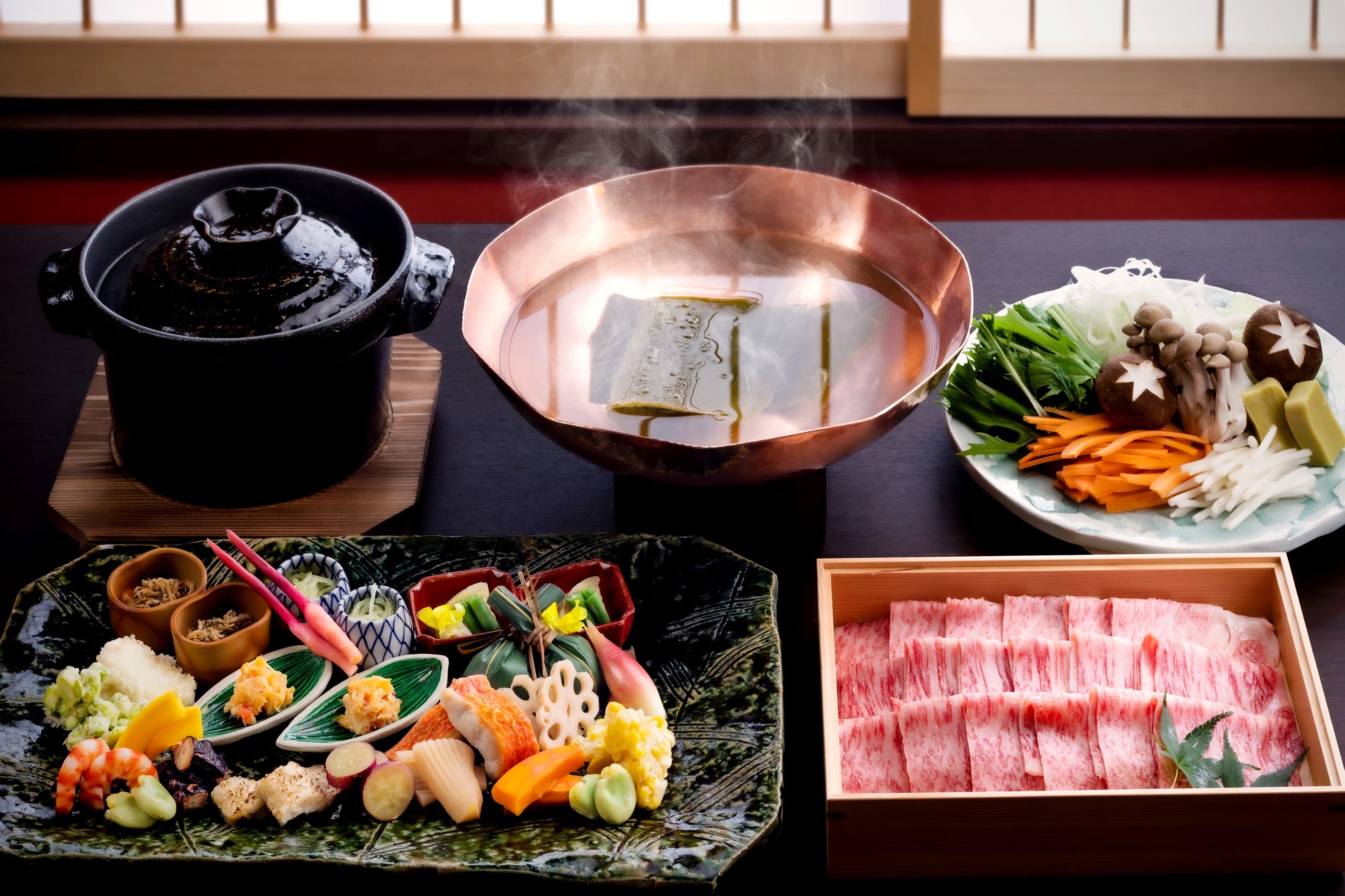 黒毛和牛のしゃぶしゃぶ御膳