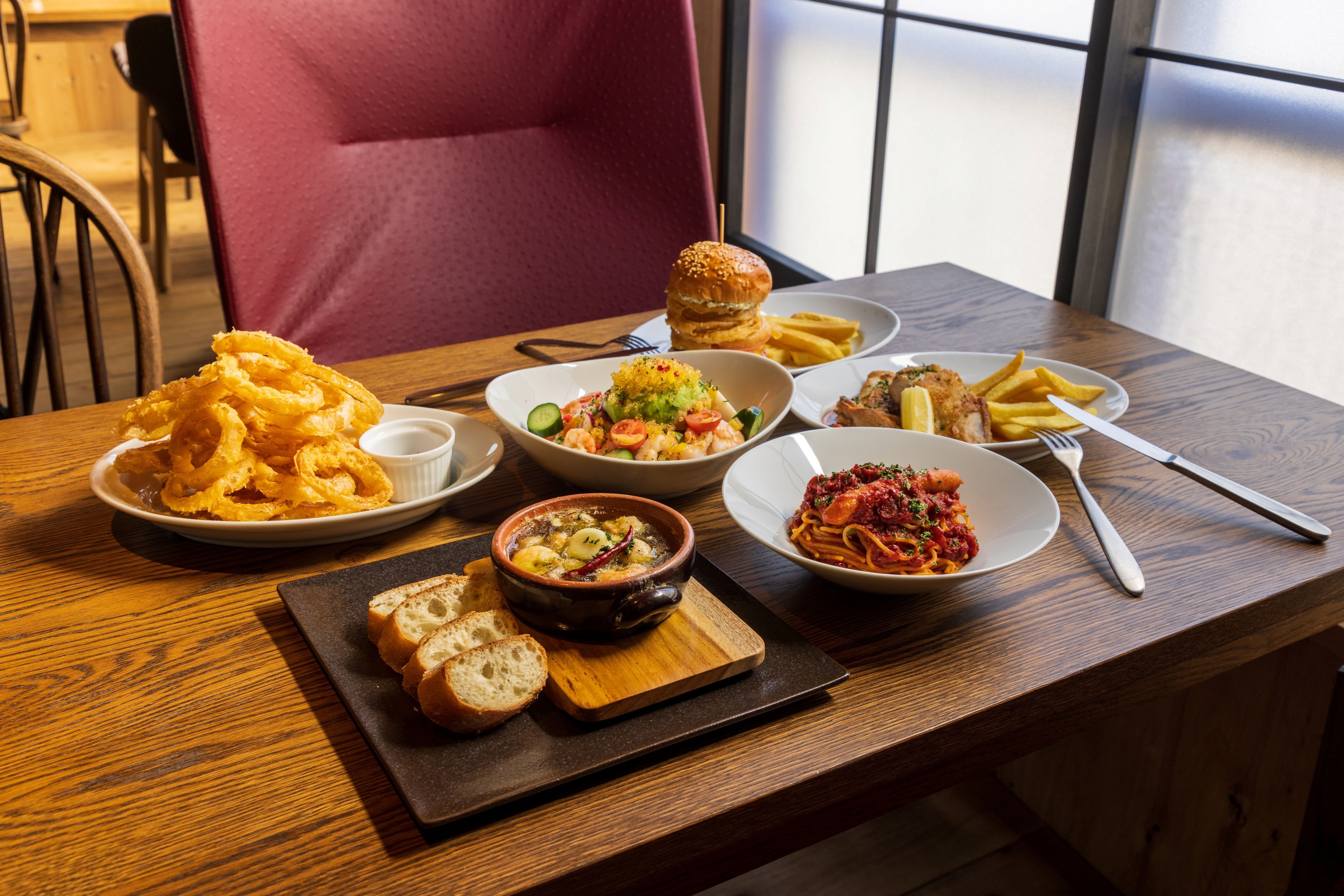 多国籍フード。インバウンド客にも好評