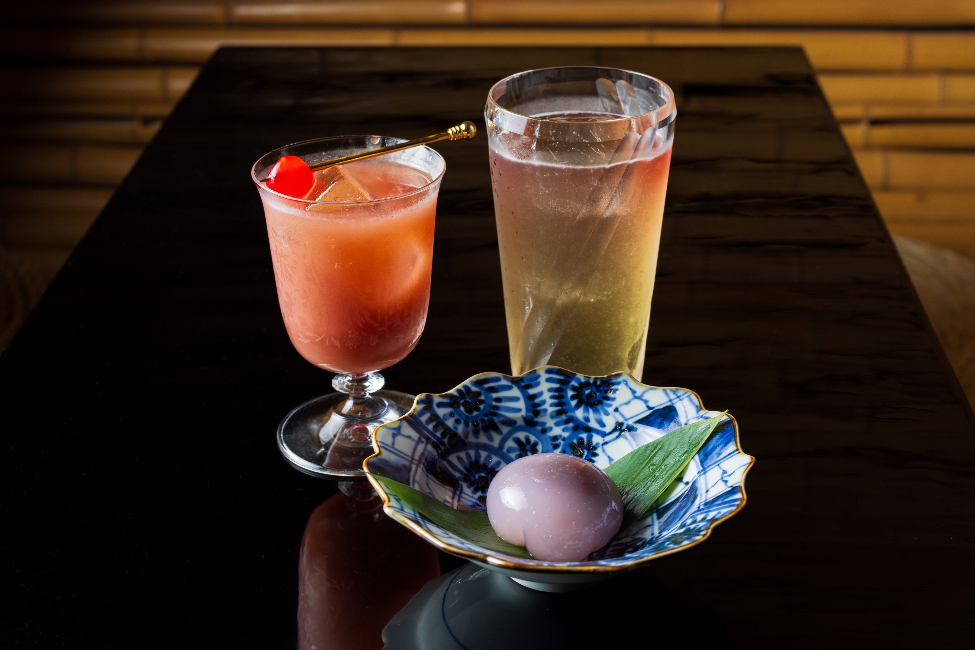 北条早雲が好んだと言われる「梅干し」を使用した特別企画のドリンクとお菓子