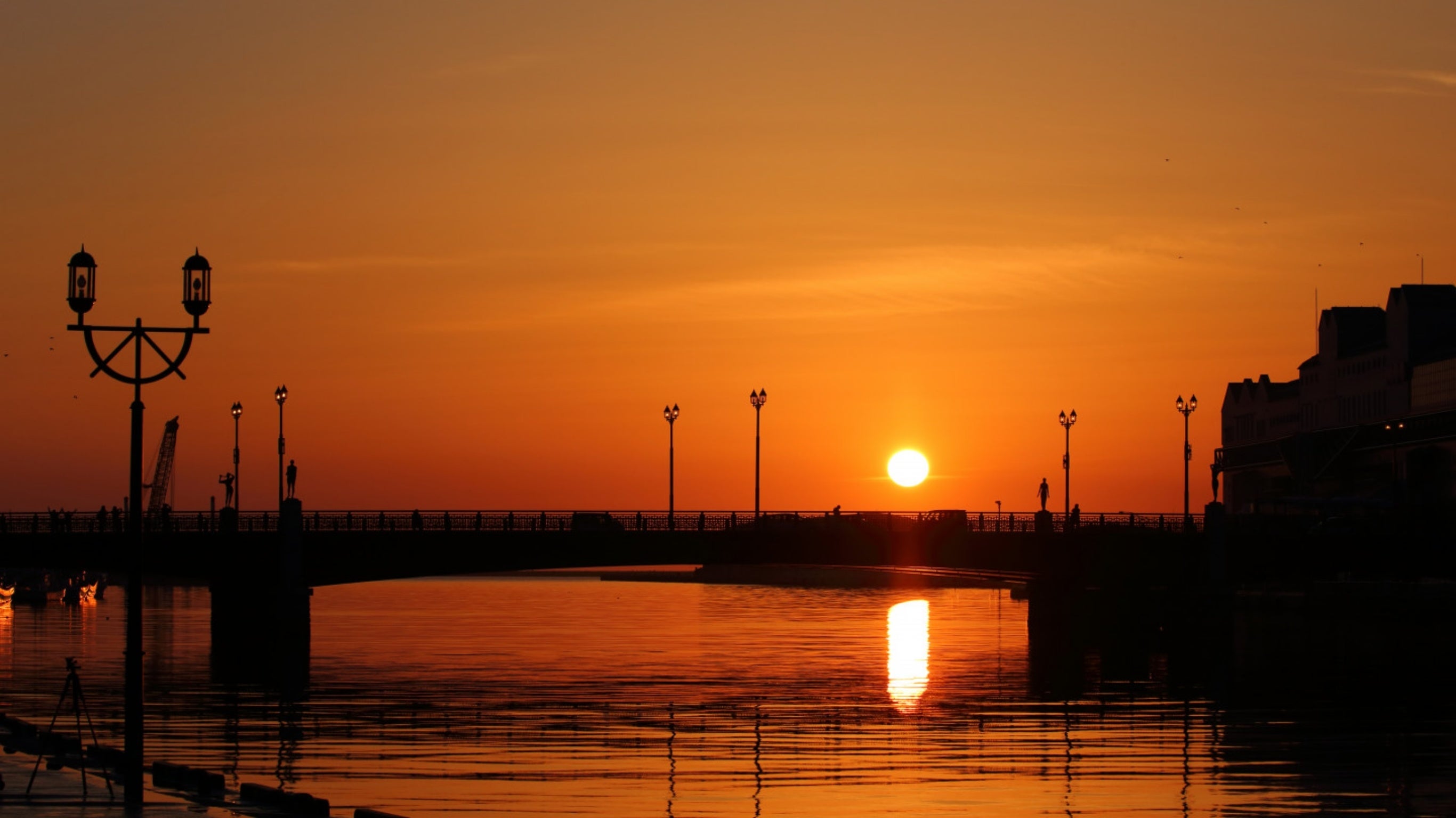 世界三大夕日と称される釧路の夕日
