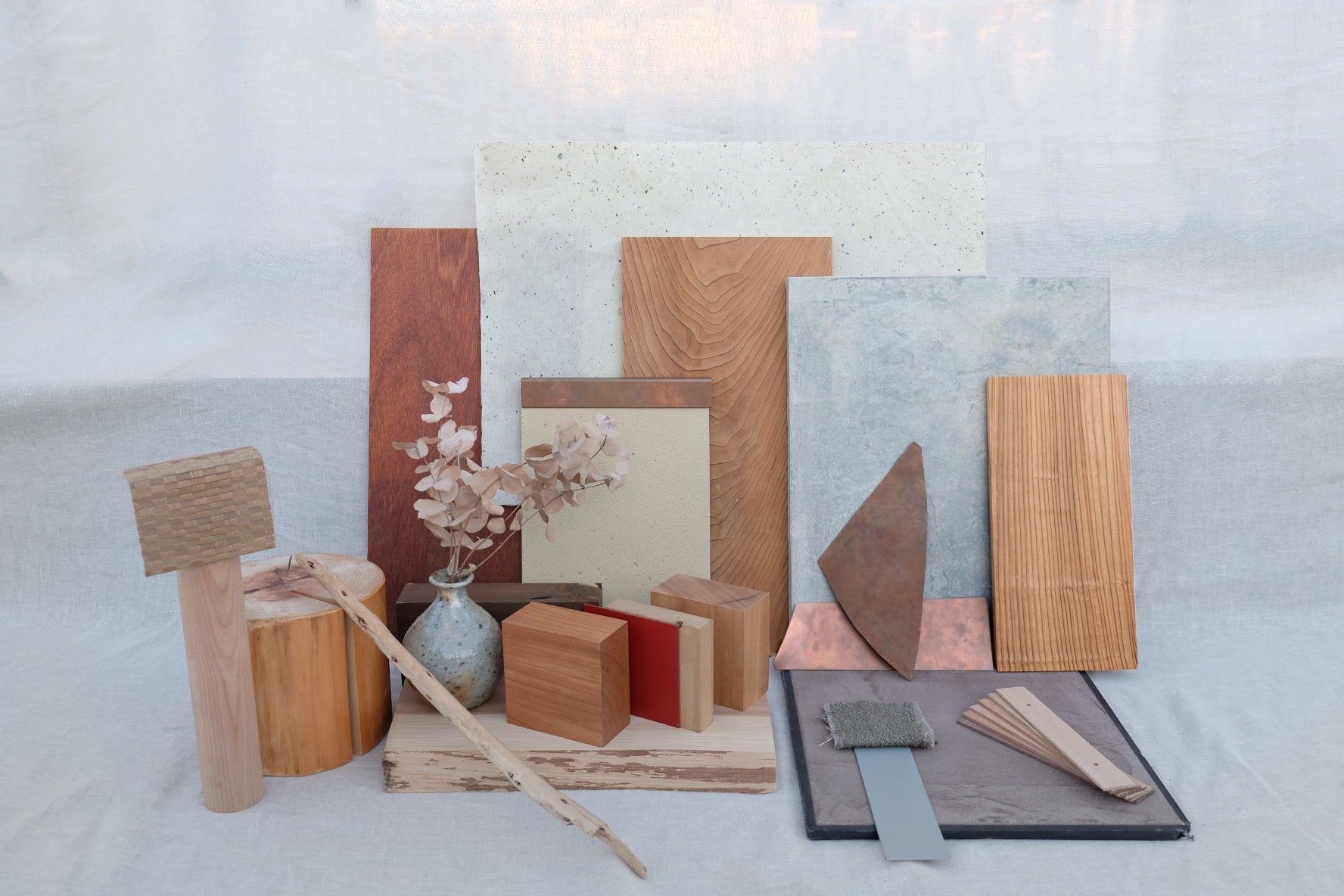 店内に使用するマテリアル