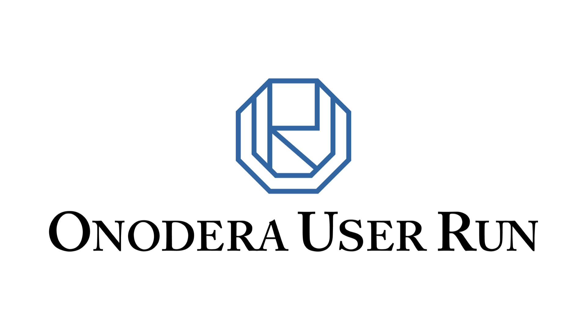 ONODERA USER RUN ロゴ