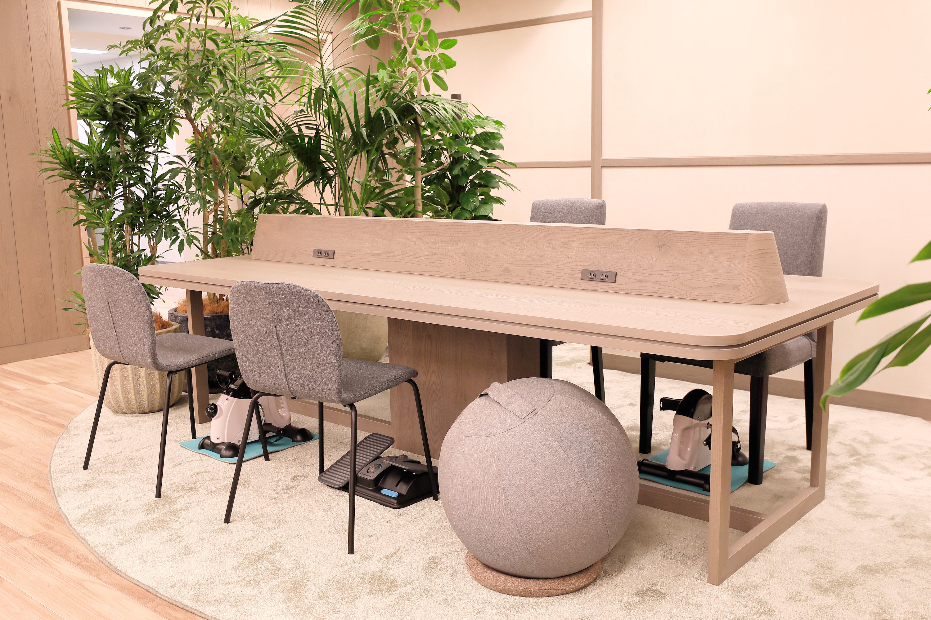 スペース内にはヘルスケアゾーンが設置