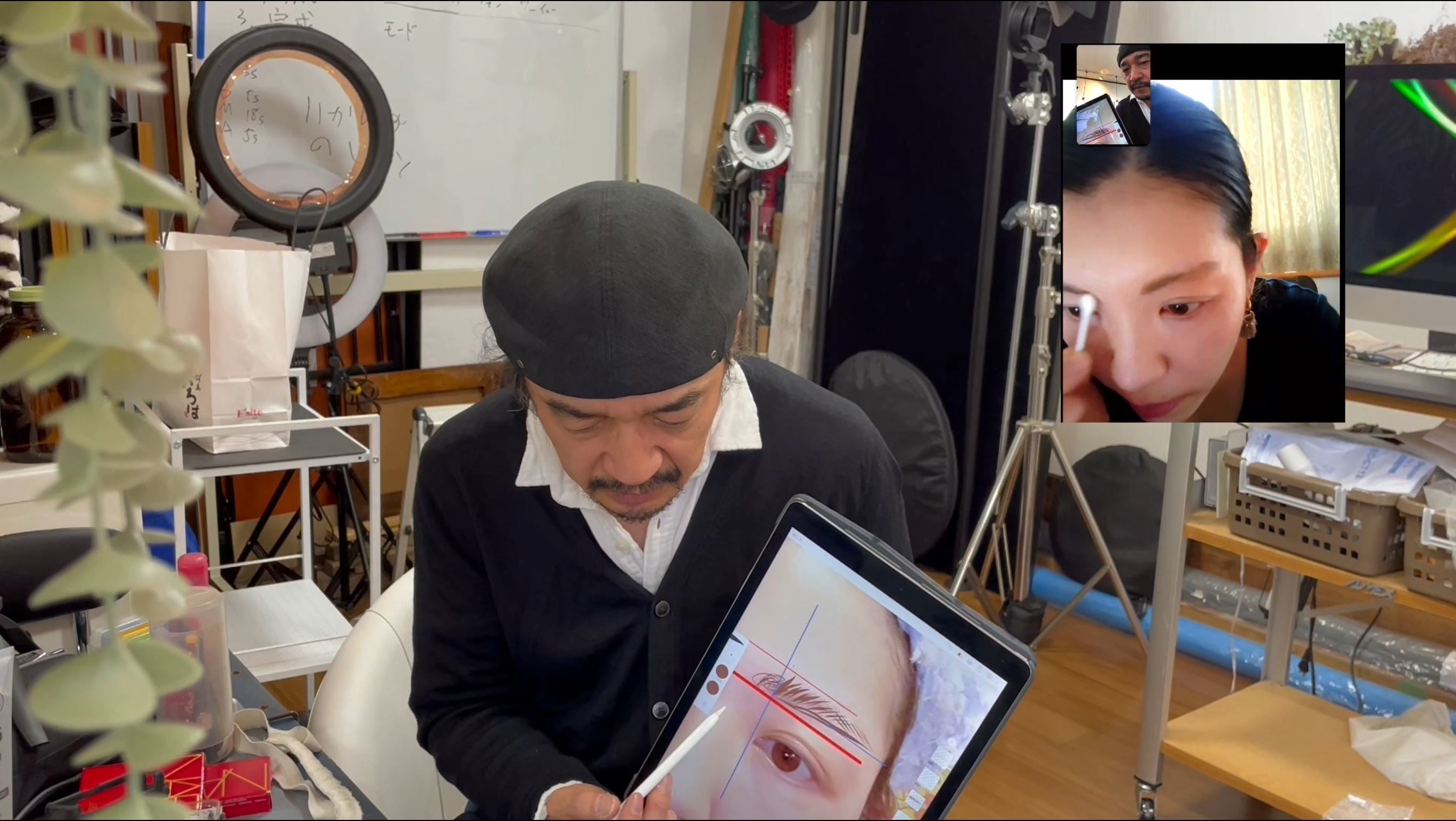 メイクレッスン風景