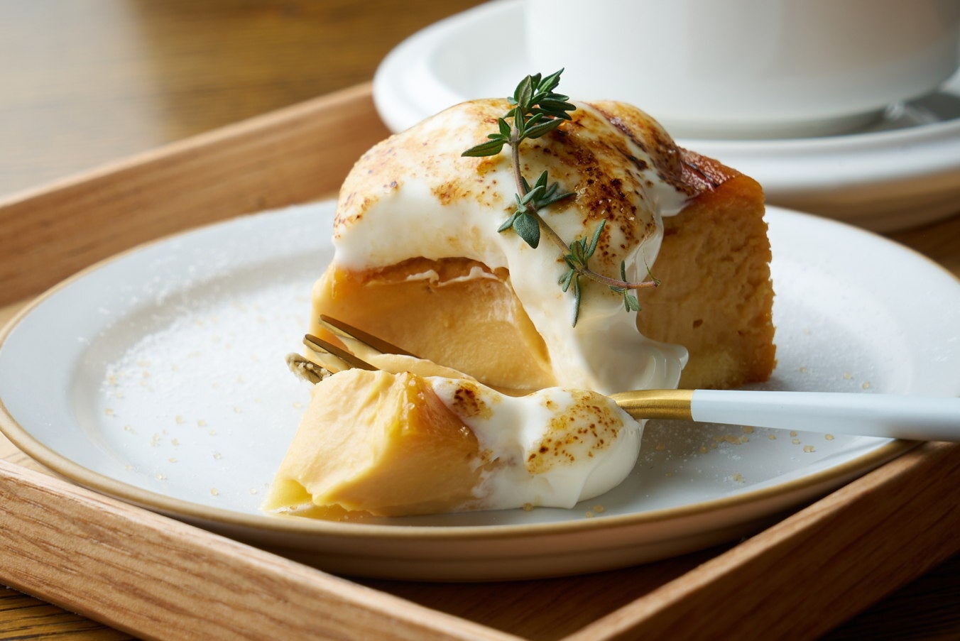 キャラメルプリン チーズケーキブリュレ：690円(税込)