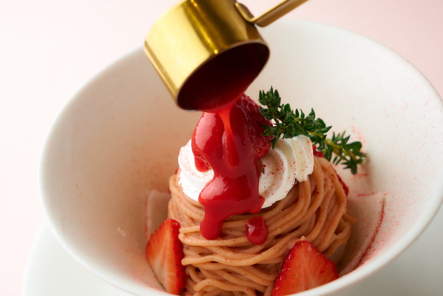 ◾️チョコ大福とイチゴのスイートポテトモンブラン：¥1,195(税込)