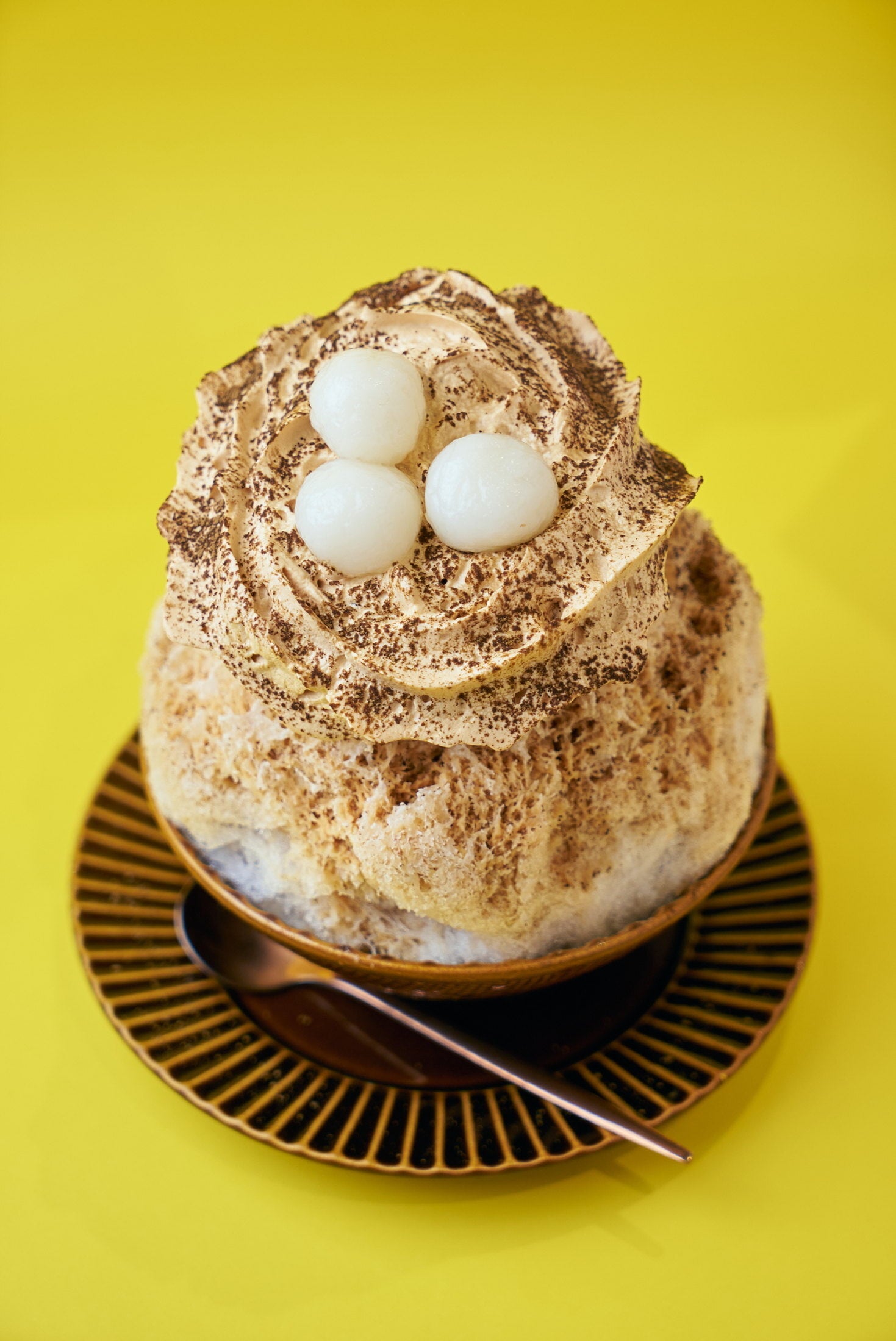 宇治ほうじ茶とあずき 白玉添え：¥950(税込)