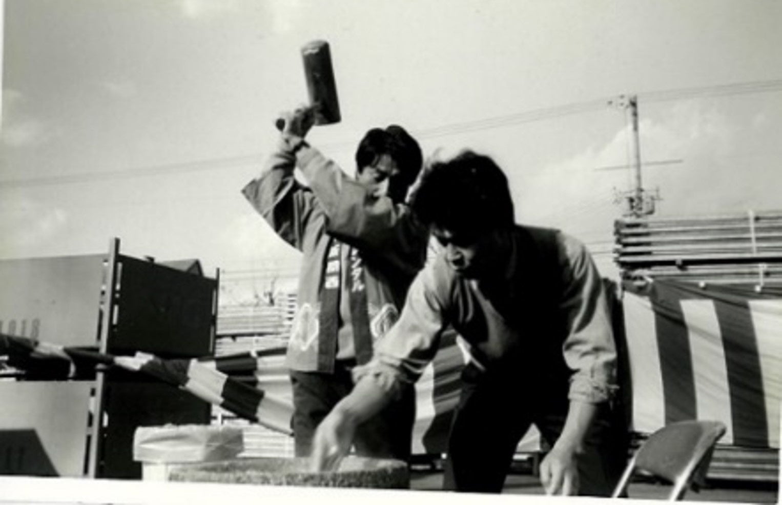 過去の餅つき大会の様子