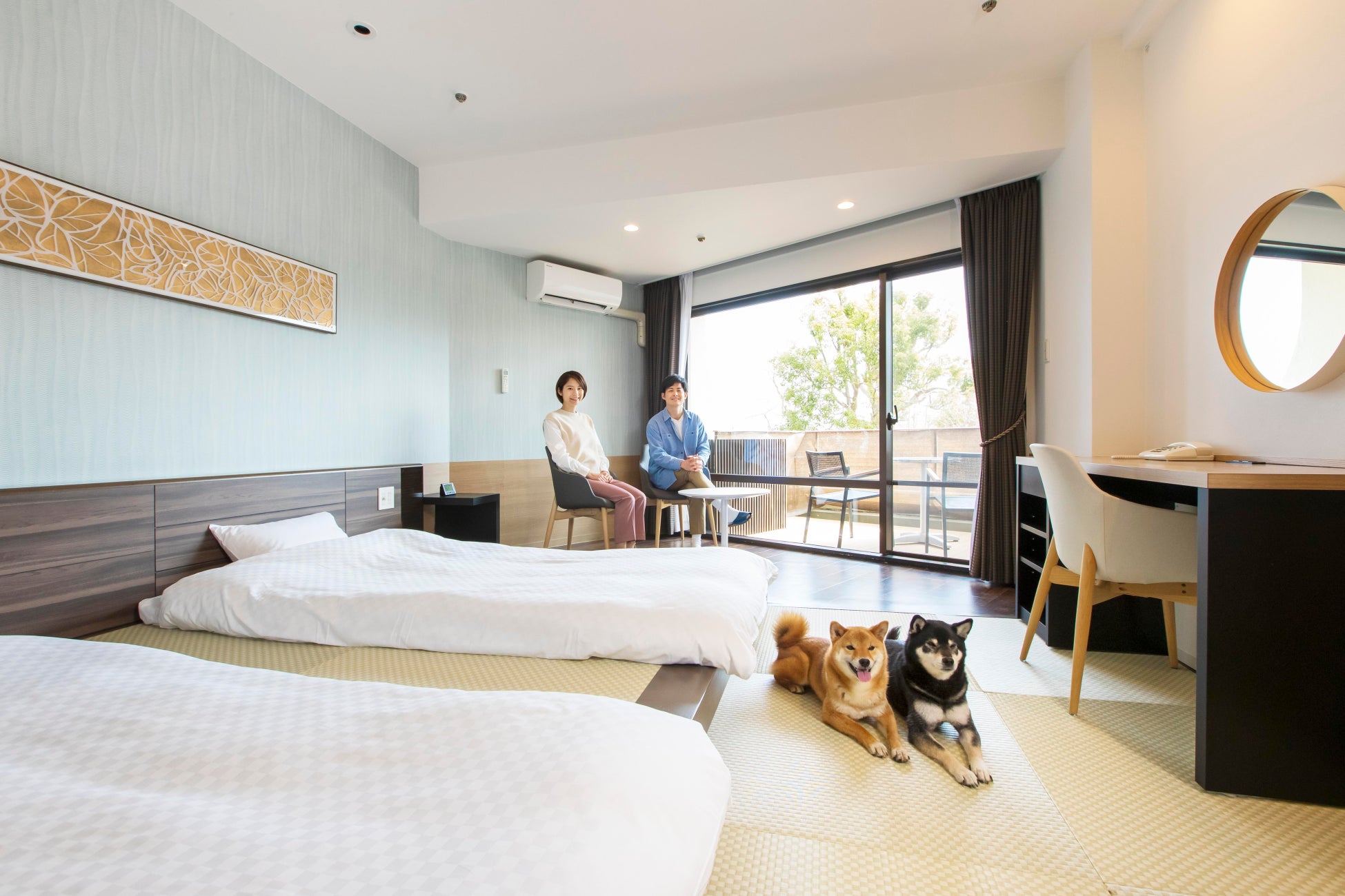 伊豆高原わんわんパラダイスホテル&コテージ客室(モダン和室)