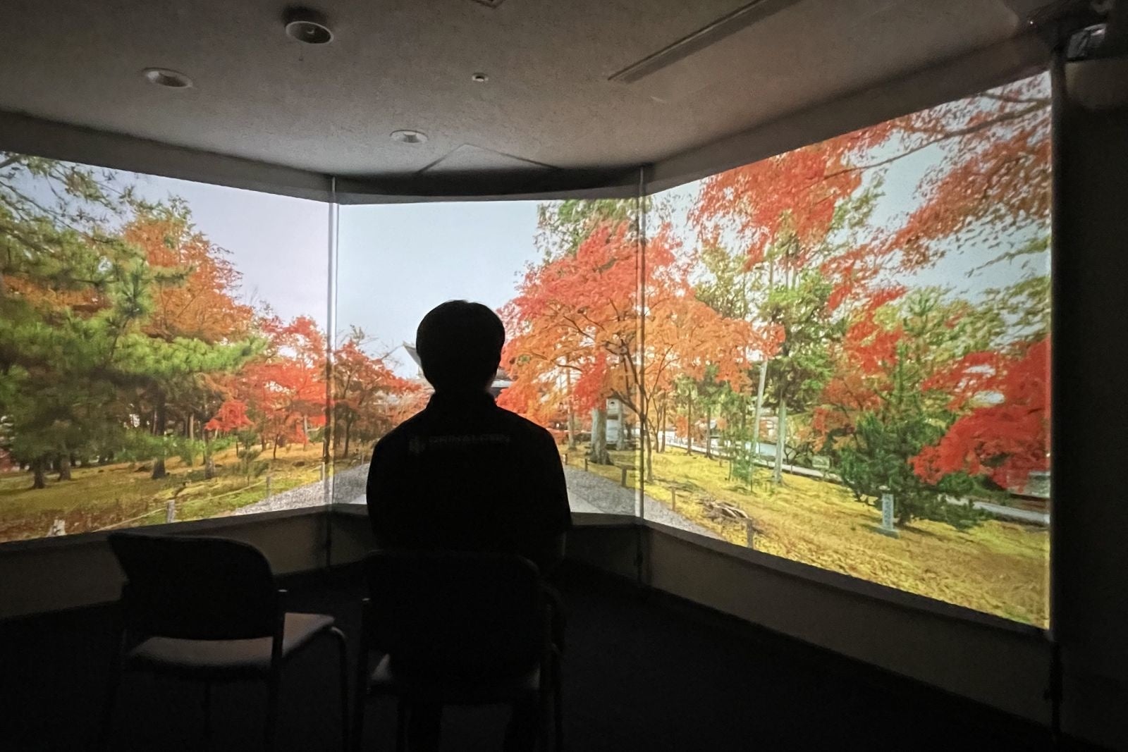 ３面ワイドスクリーンの施工例