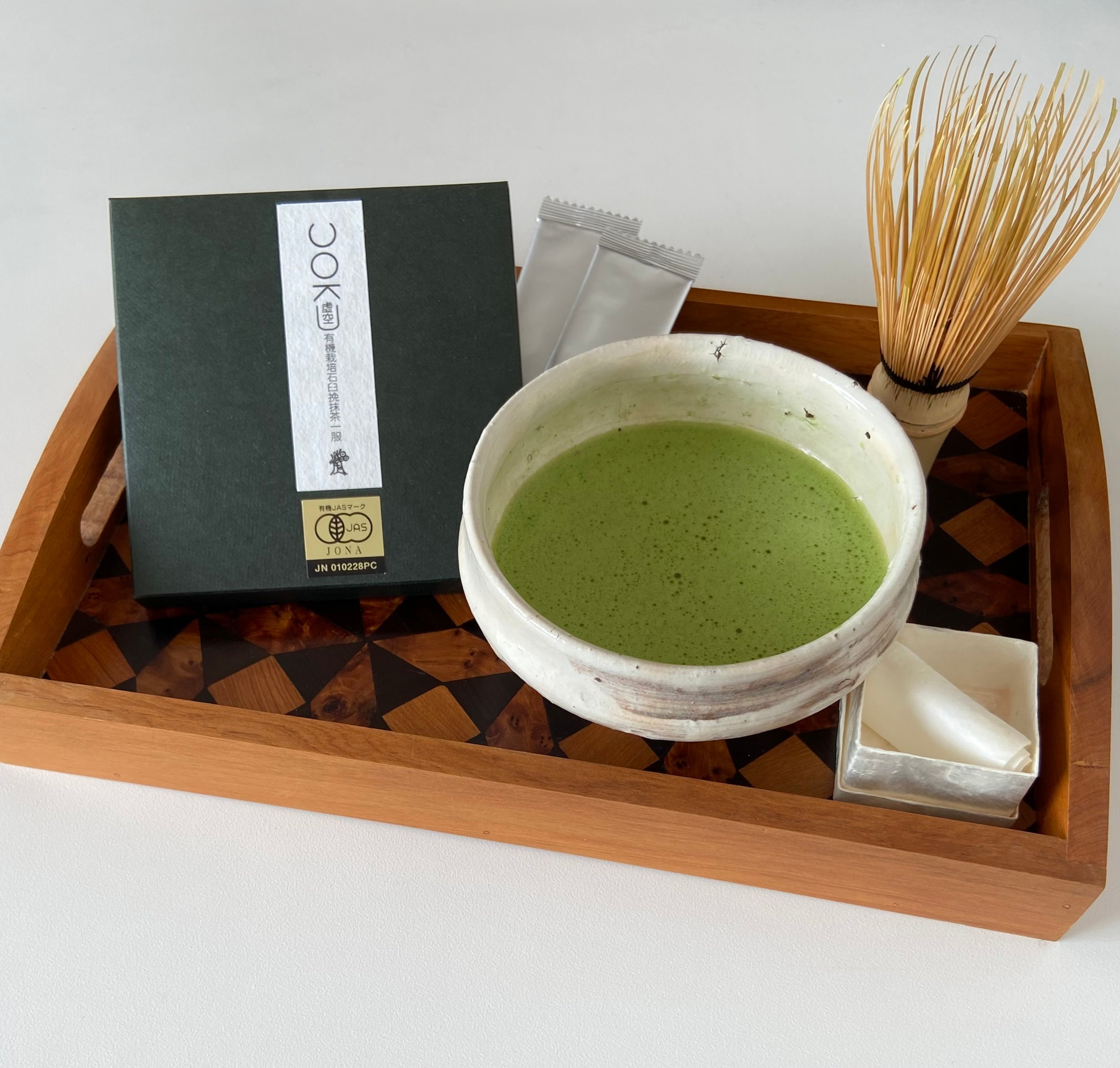 有機栽培石臼挽一服抹茶