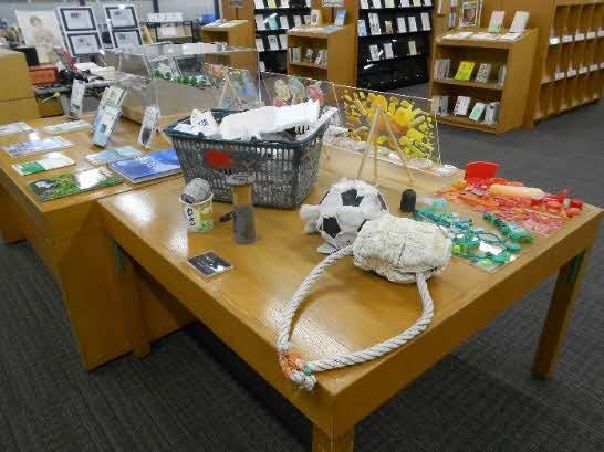 展示予定の海ごみ