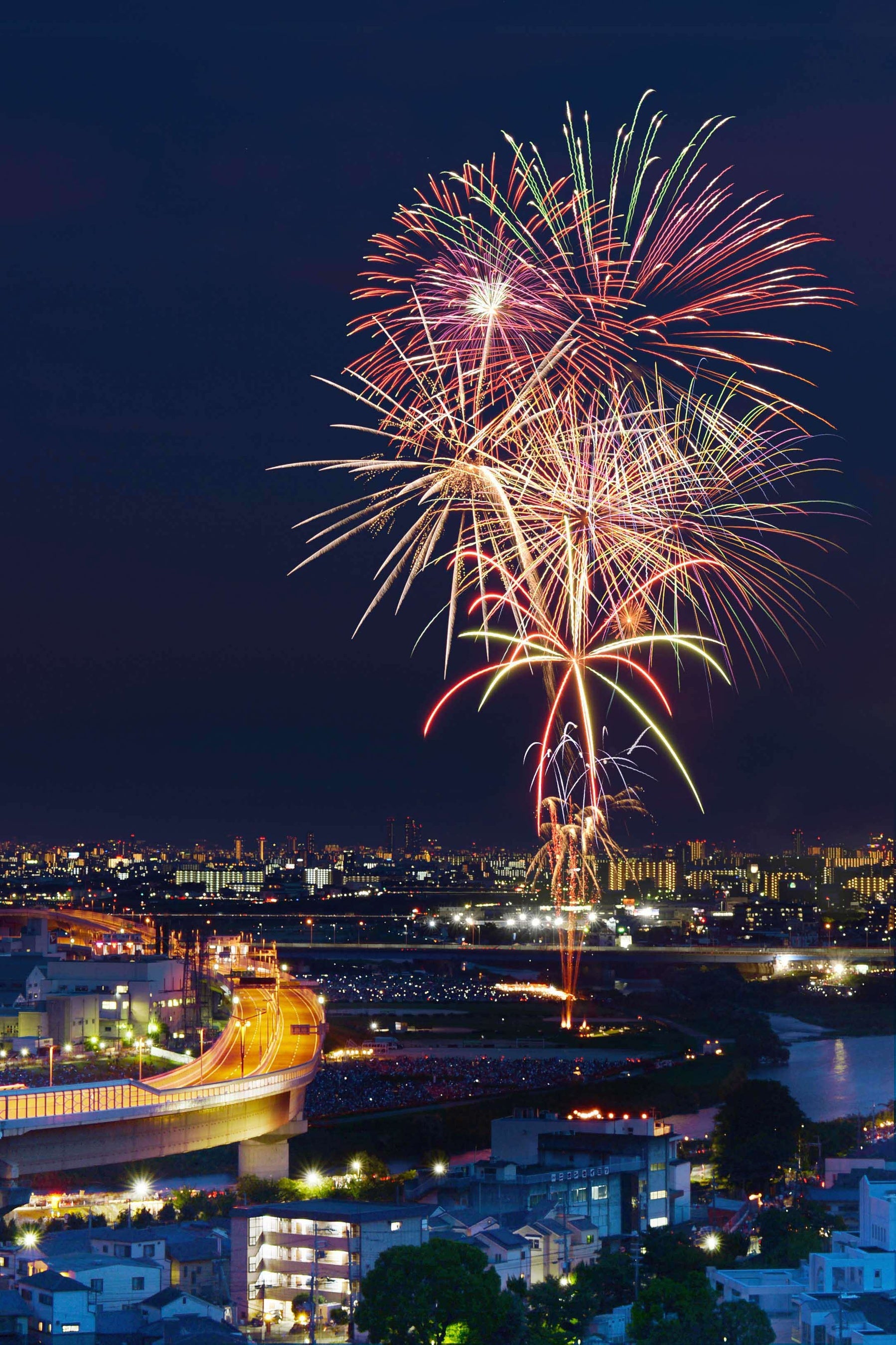 平成29年の猪名川花火大会