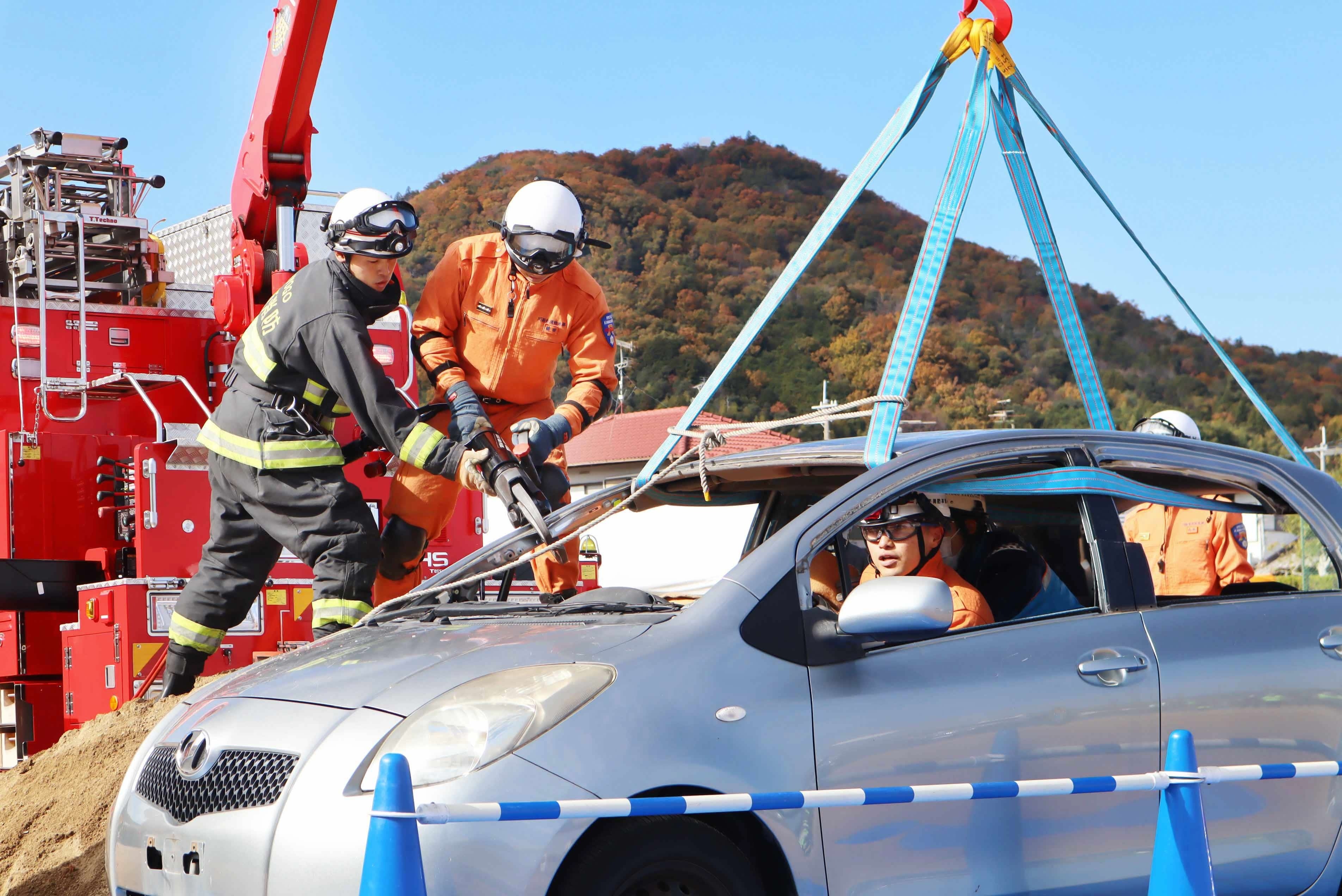 防災訓練の様子