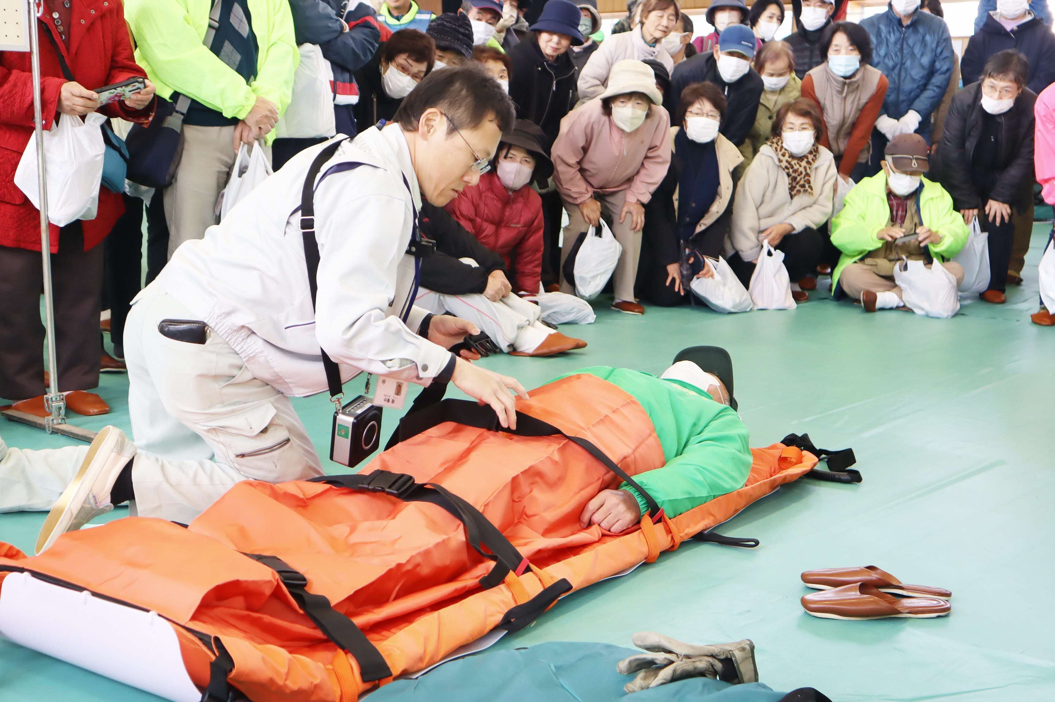 防災訓練の様子