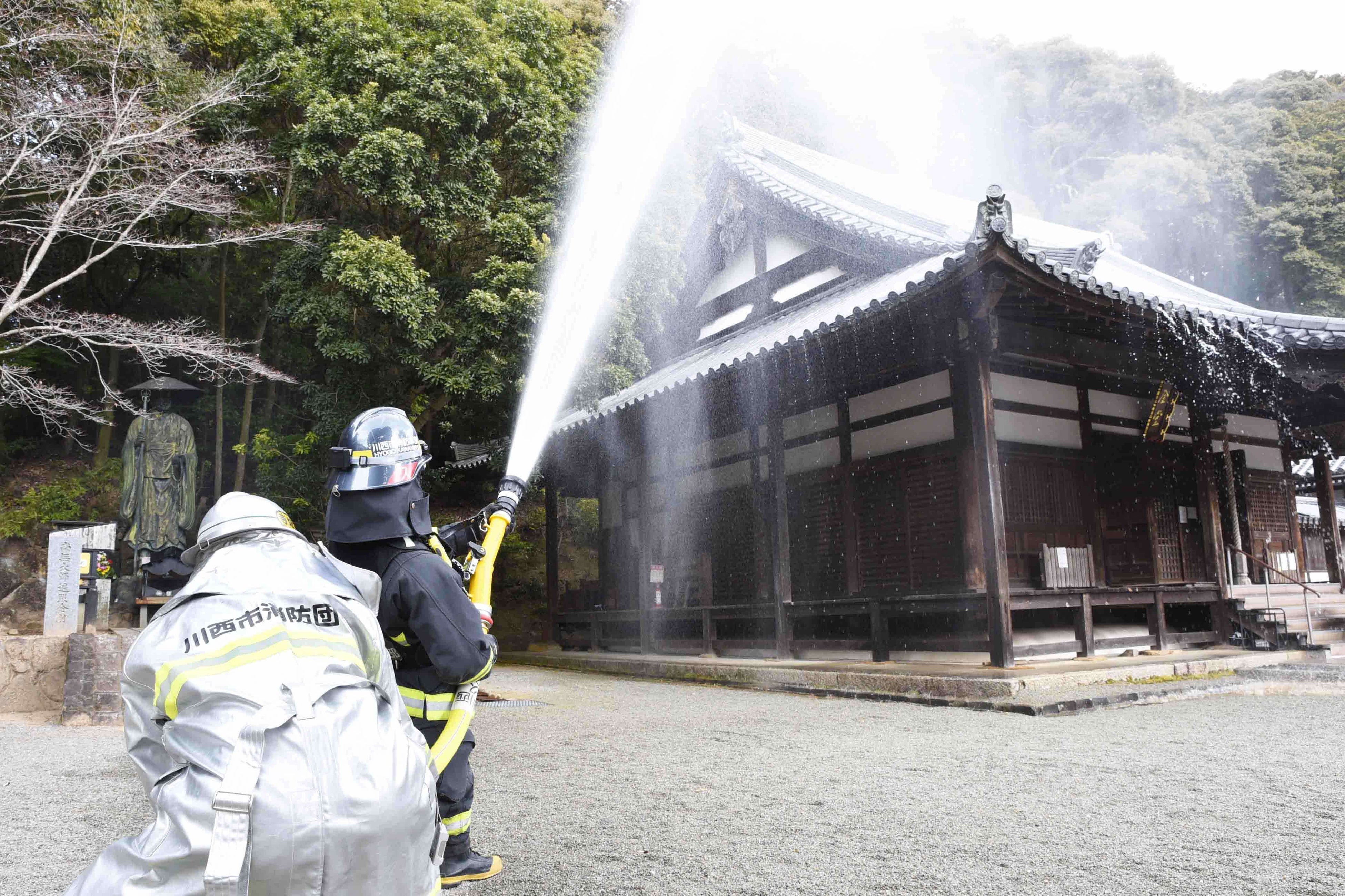 消防訓練の様子