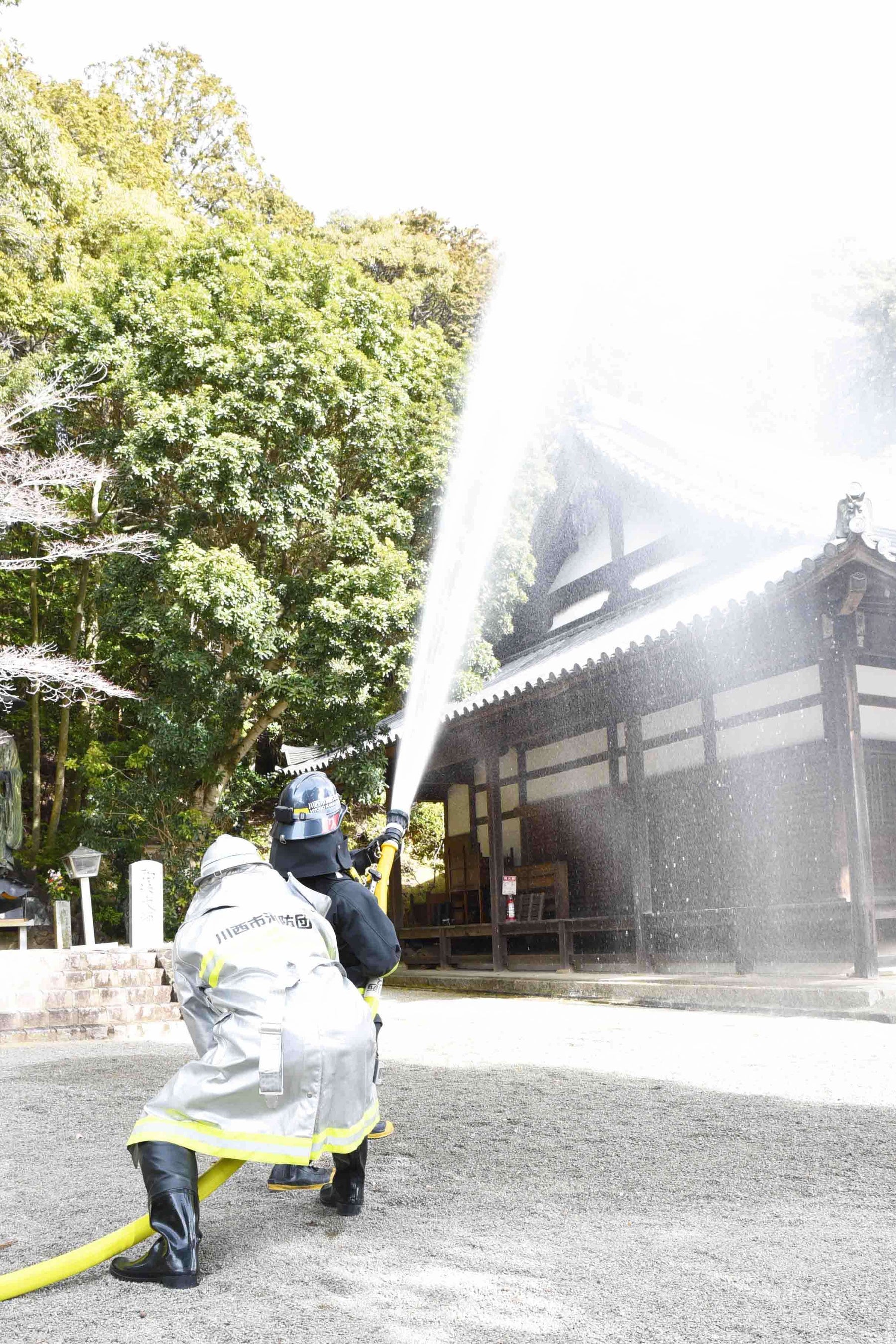 消防訓練の様子