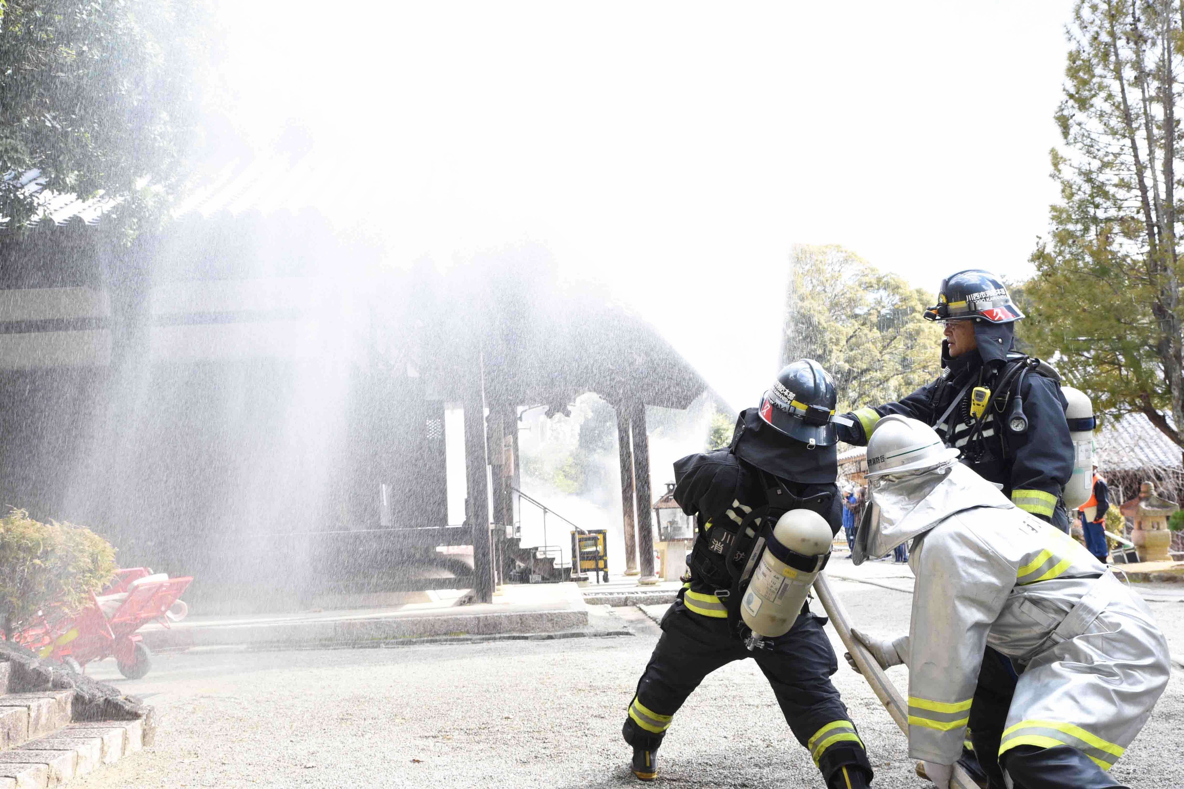 消防訓練の様子