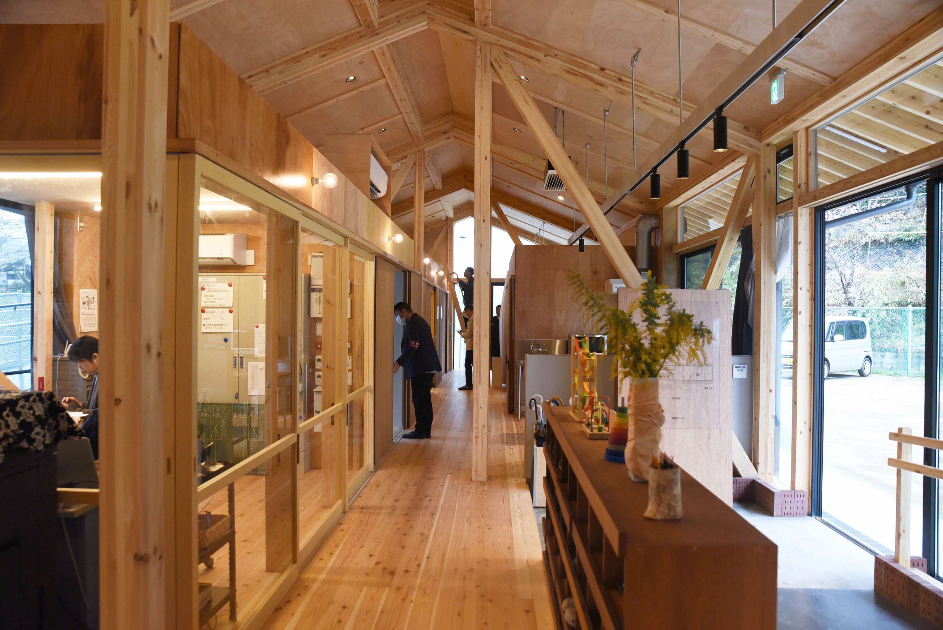 川西市黒川里山センター建物内の様子