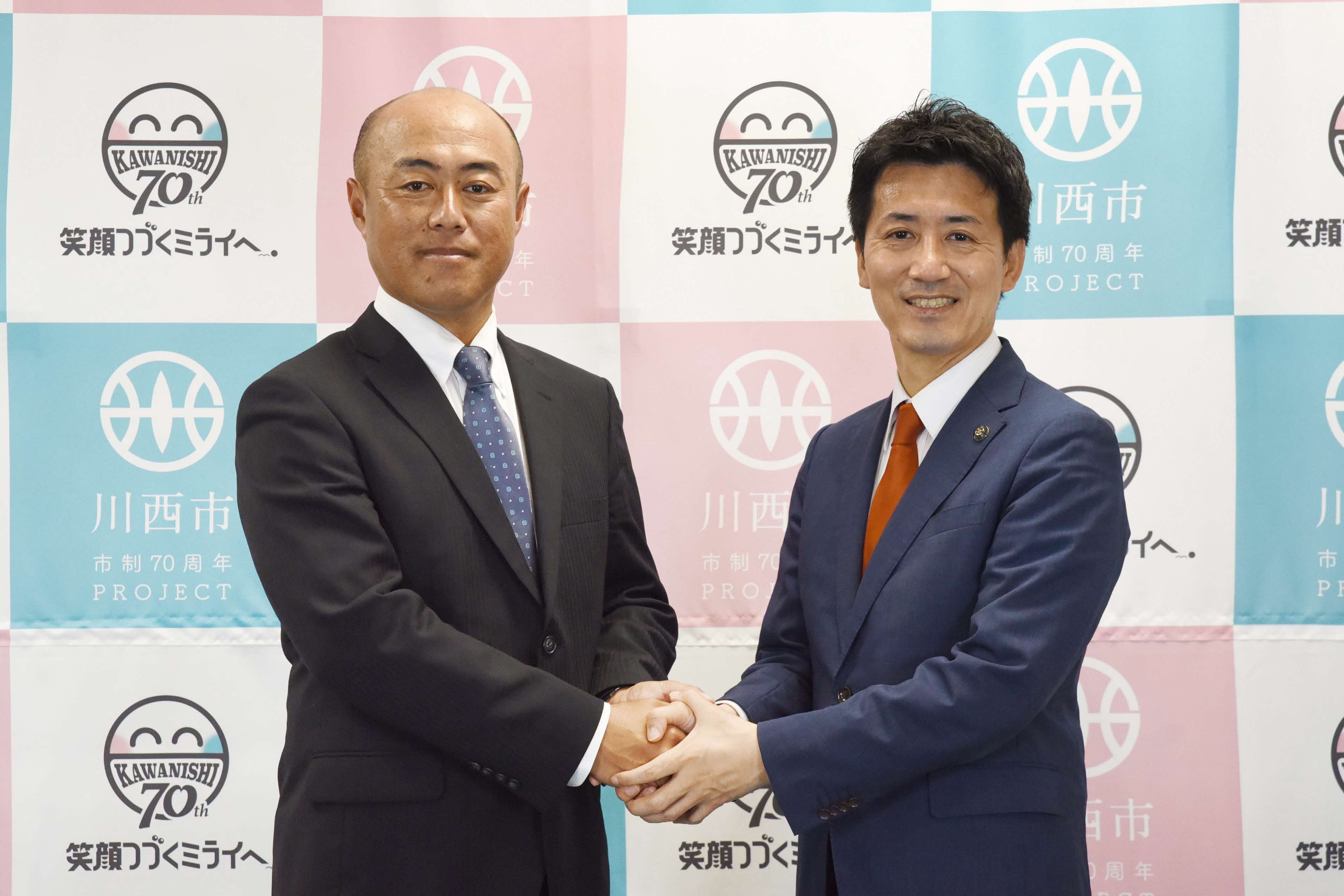 表敬訪問時の様子