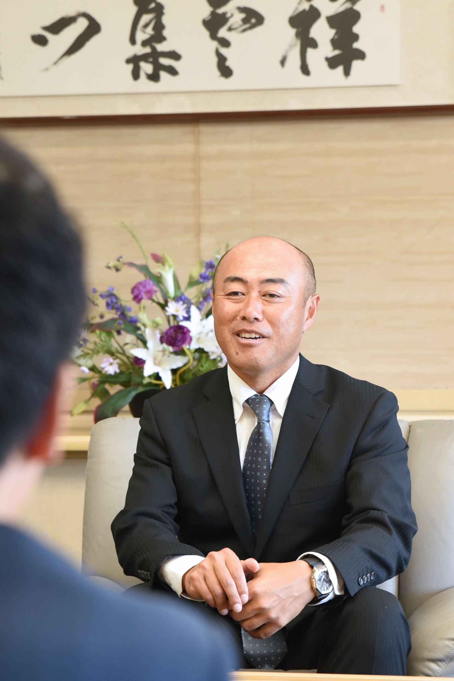 表敬訪問時の様子