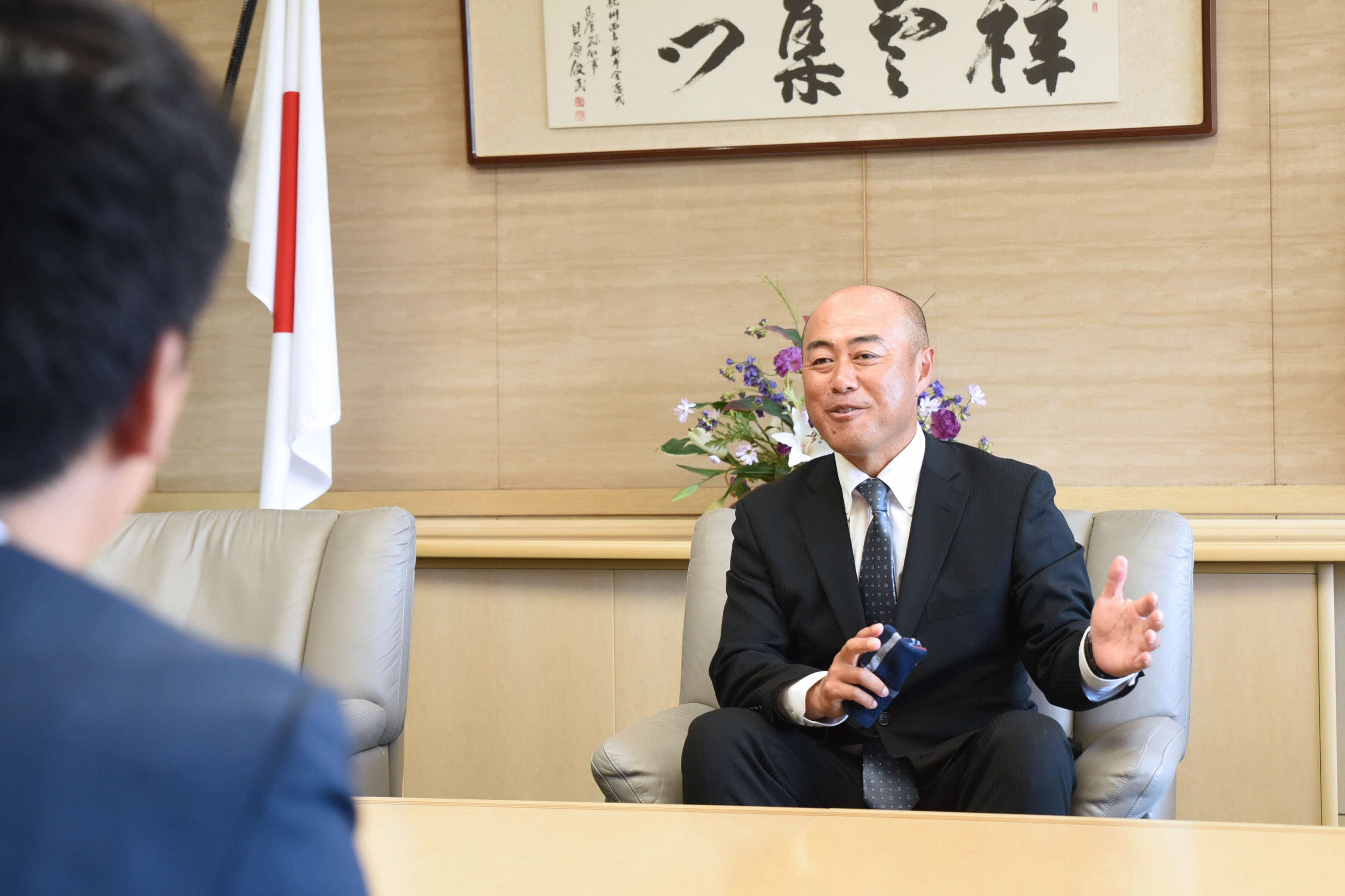 表敬訪問時の様子