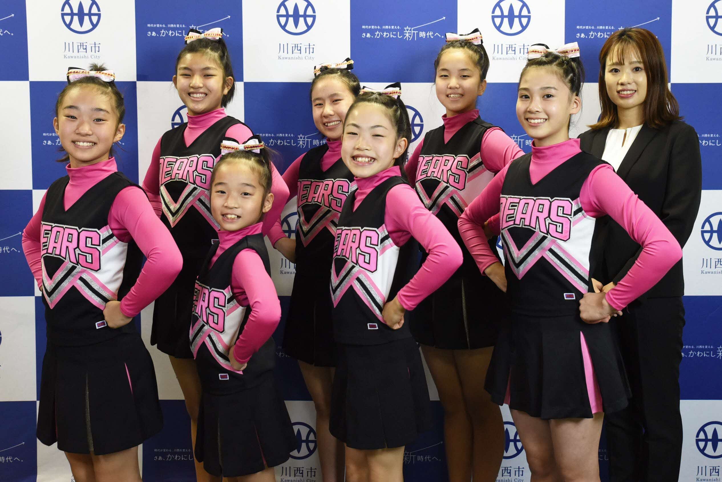 長商デパート キティちゃん CHOSHOチア パンサーズ いいやま雪まつり