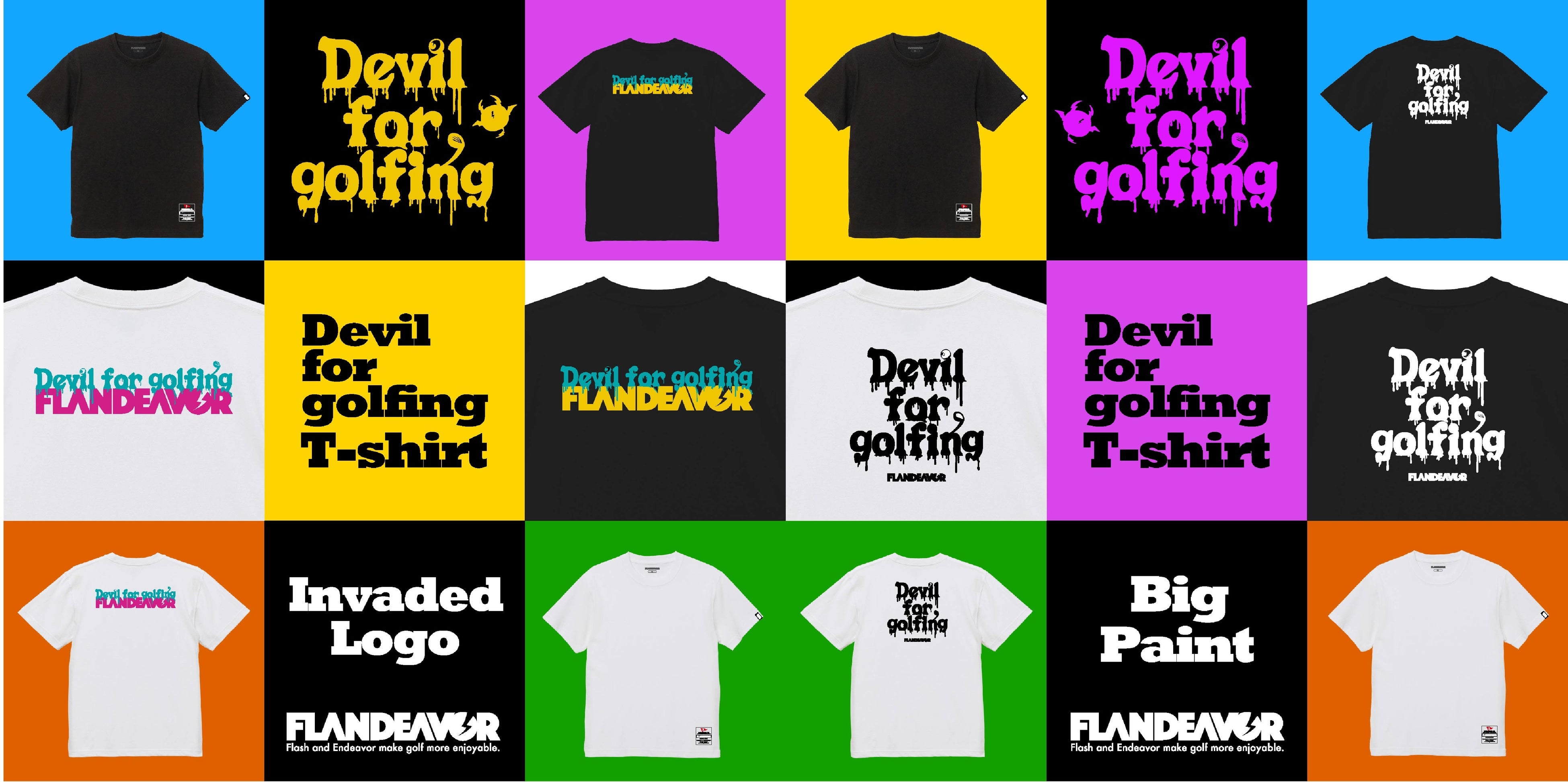 ”ゴルフ狂”なあなたにぴったりのARTなＴシャツ。普段使いや練習用にもどうぞ。