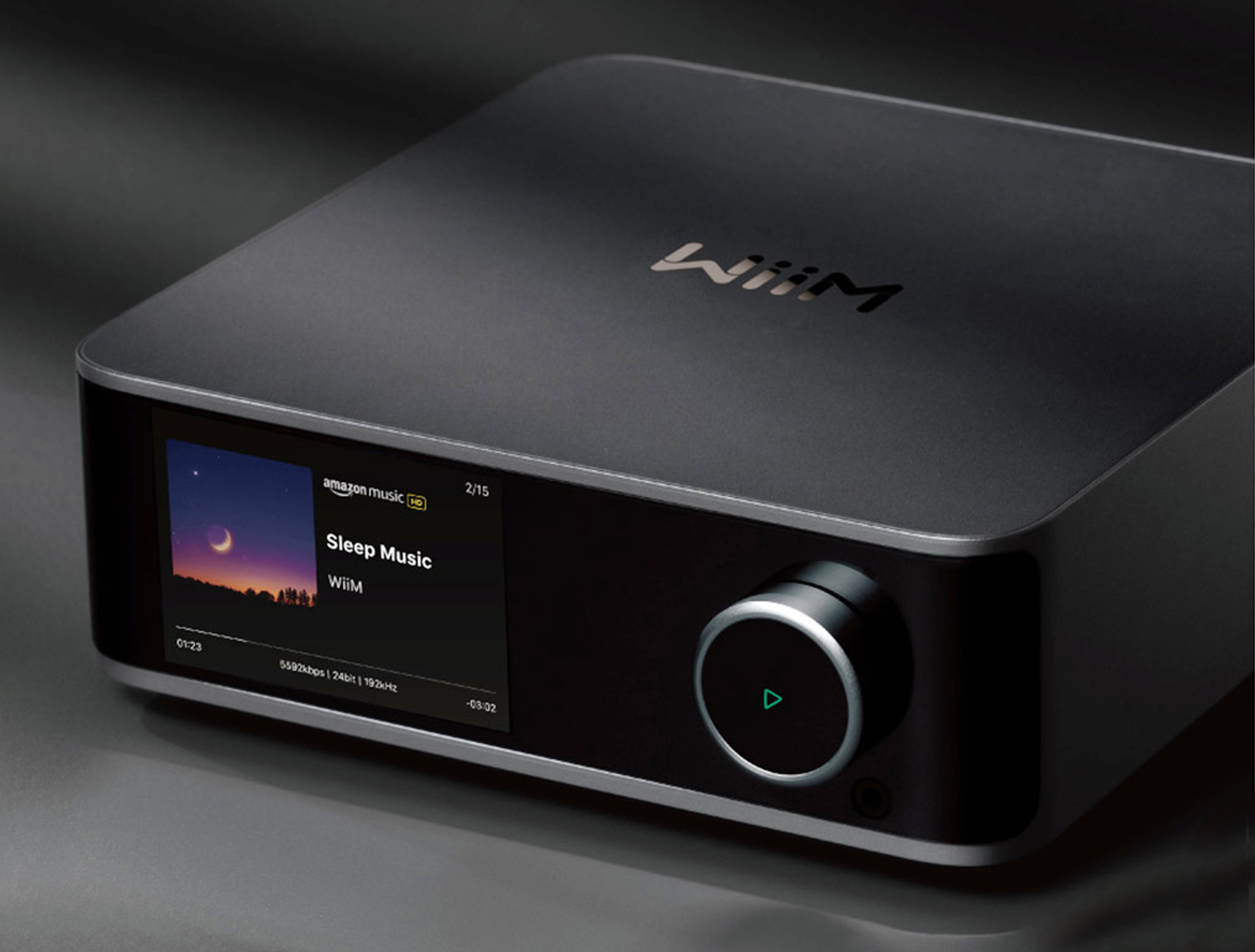 WiiMミュージックストリーマーを 展示するMUSIN