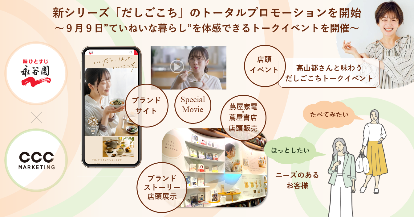 「だしごこち」のトータルプロモーションを開始