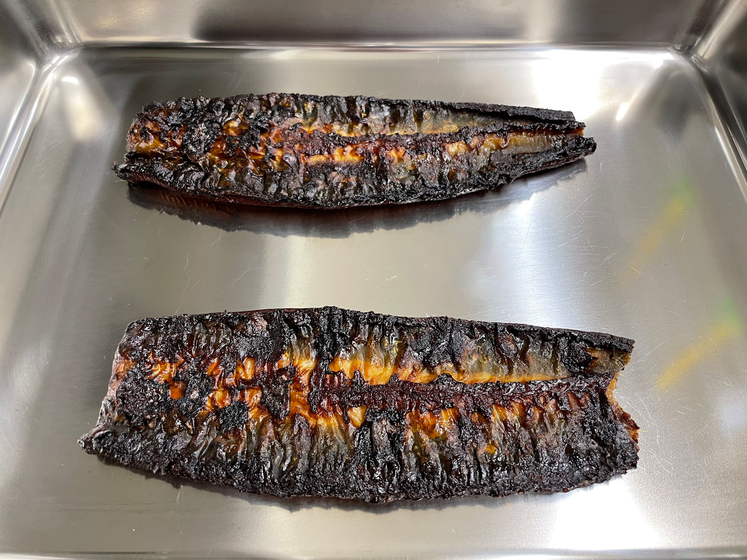 水分を抜いた状態のうなぎの蒲焼