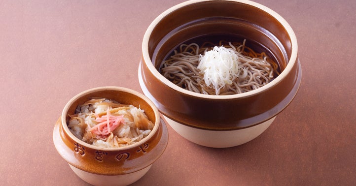 かけそば 日替わりごはん