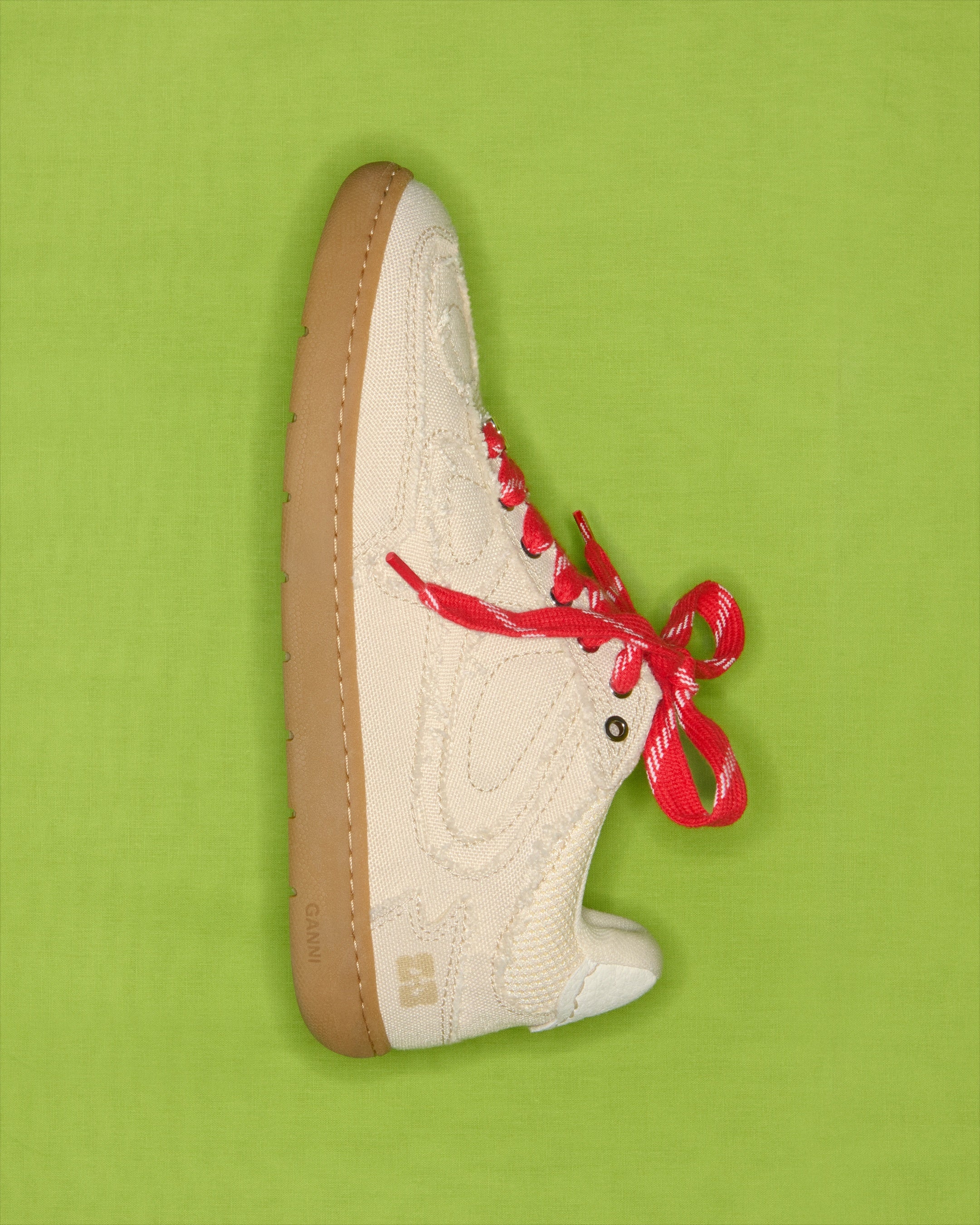 スニーカー Ganni 08 Canvas Sneaker 08 Sneakers | Retro Sport Style with a Feminine Twist | GANNI US
