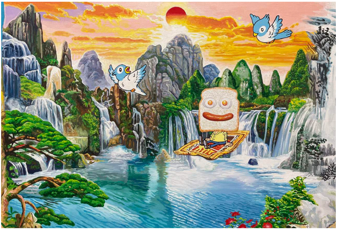 ​作品部分拡大画像　Yujiro Miyazaki　© 2022 108 ART PROJECT