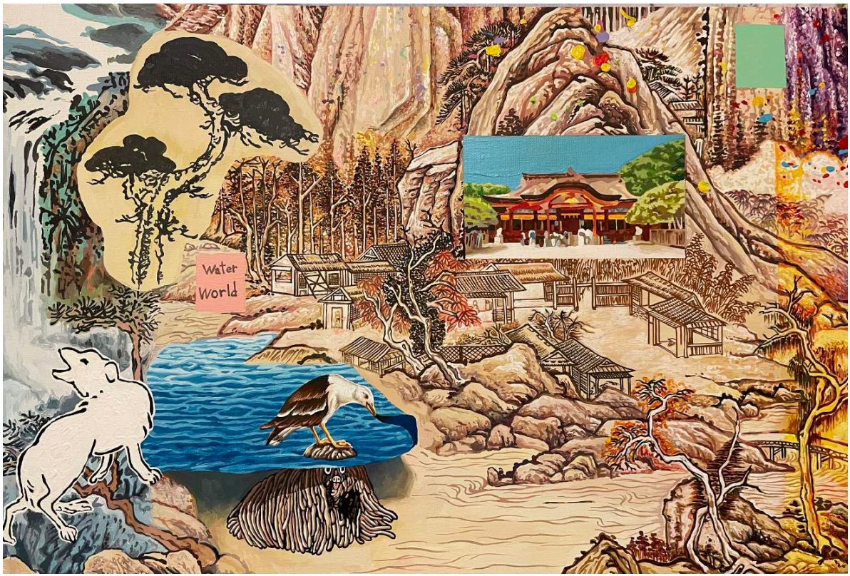 ​作品部分拡大画像　Yujiro Miyazaki　© 2022 108 ART PROJECT