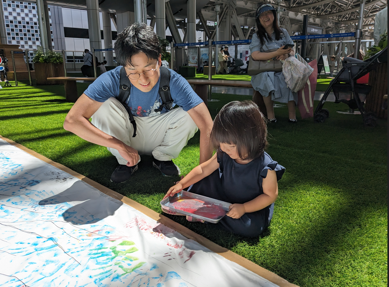 アート制作風景