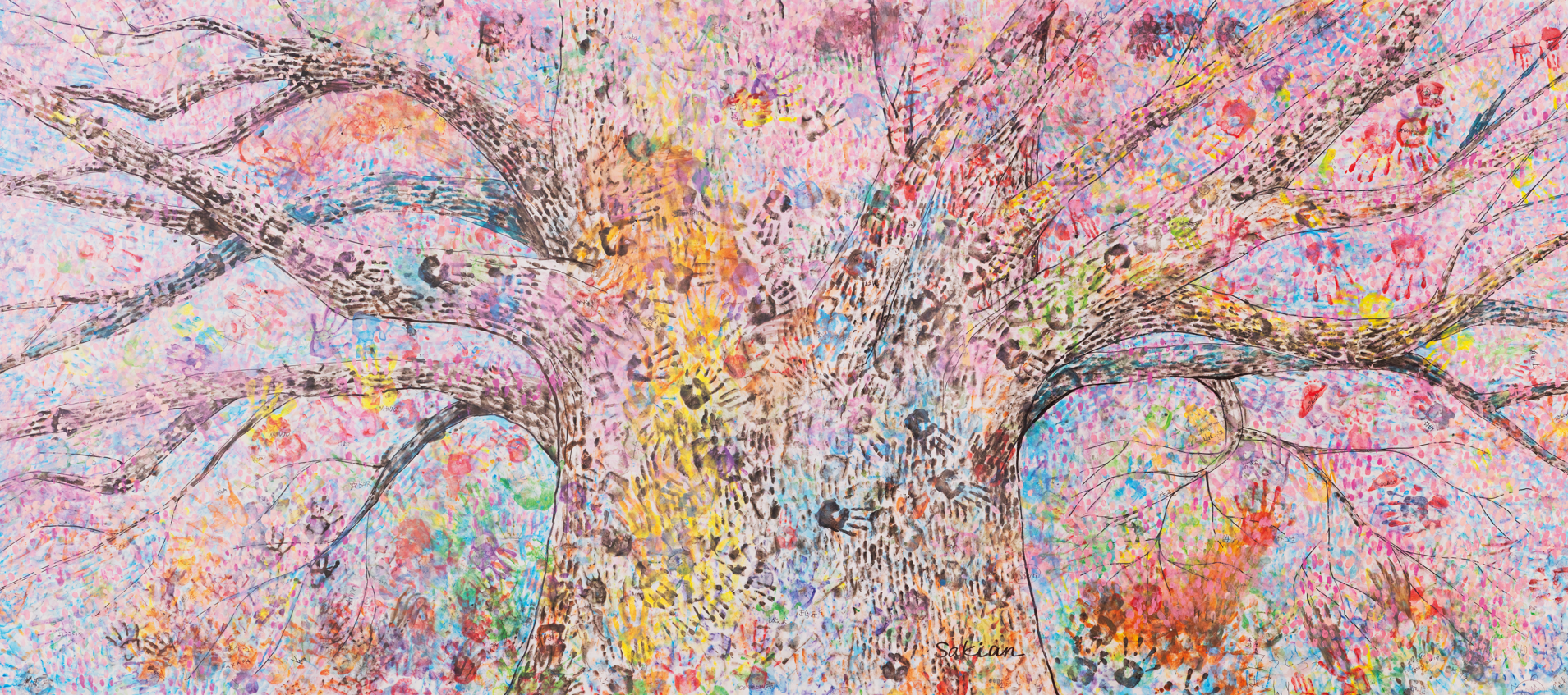 ©2023 ART PROJECT 「いのち輝くてのひらアート」一部