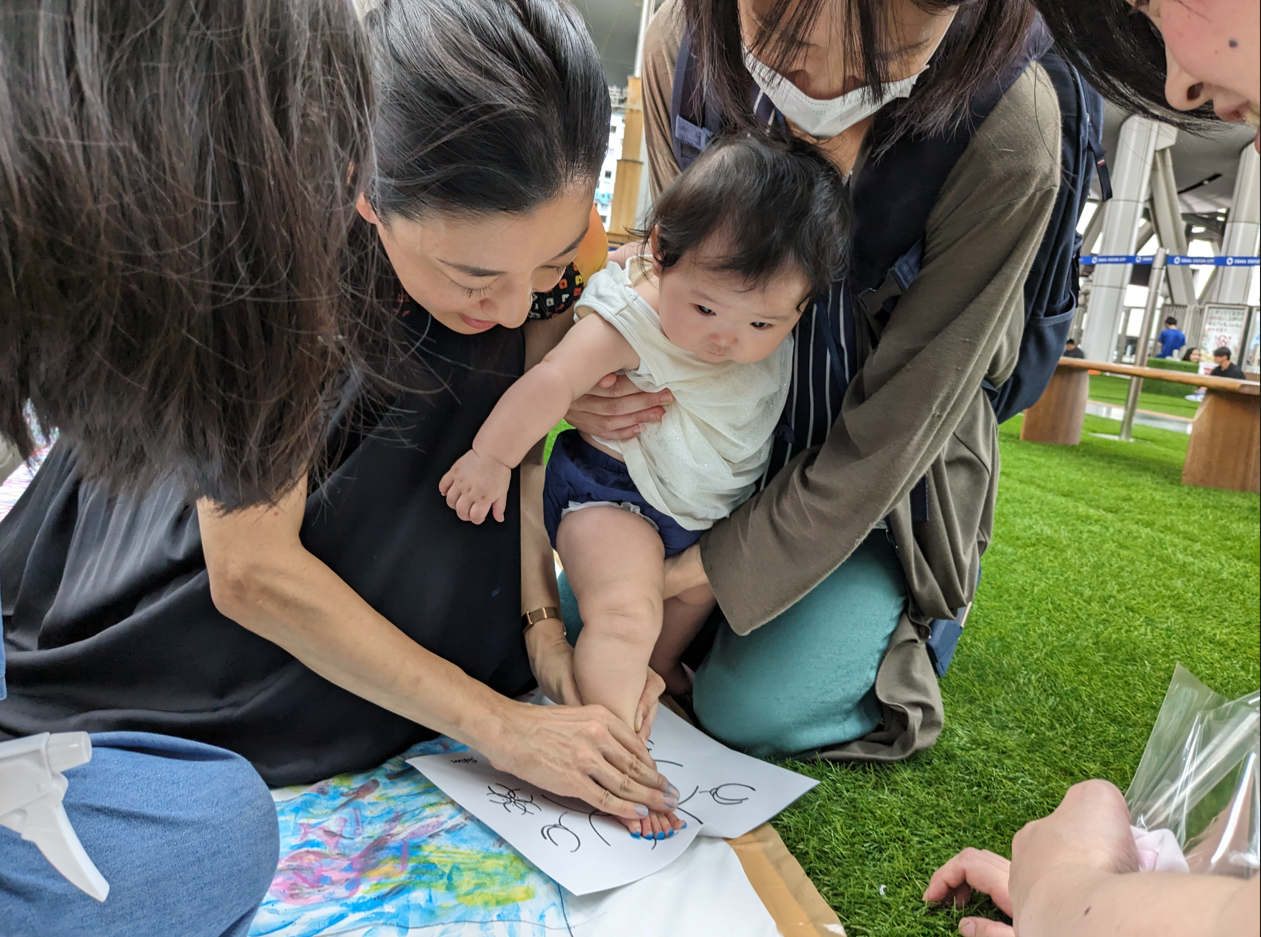 アート制作風景