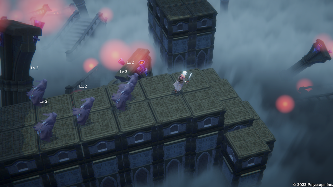 マス目状の床が絶え間なく変化する