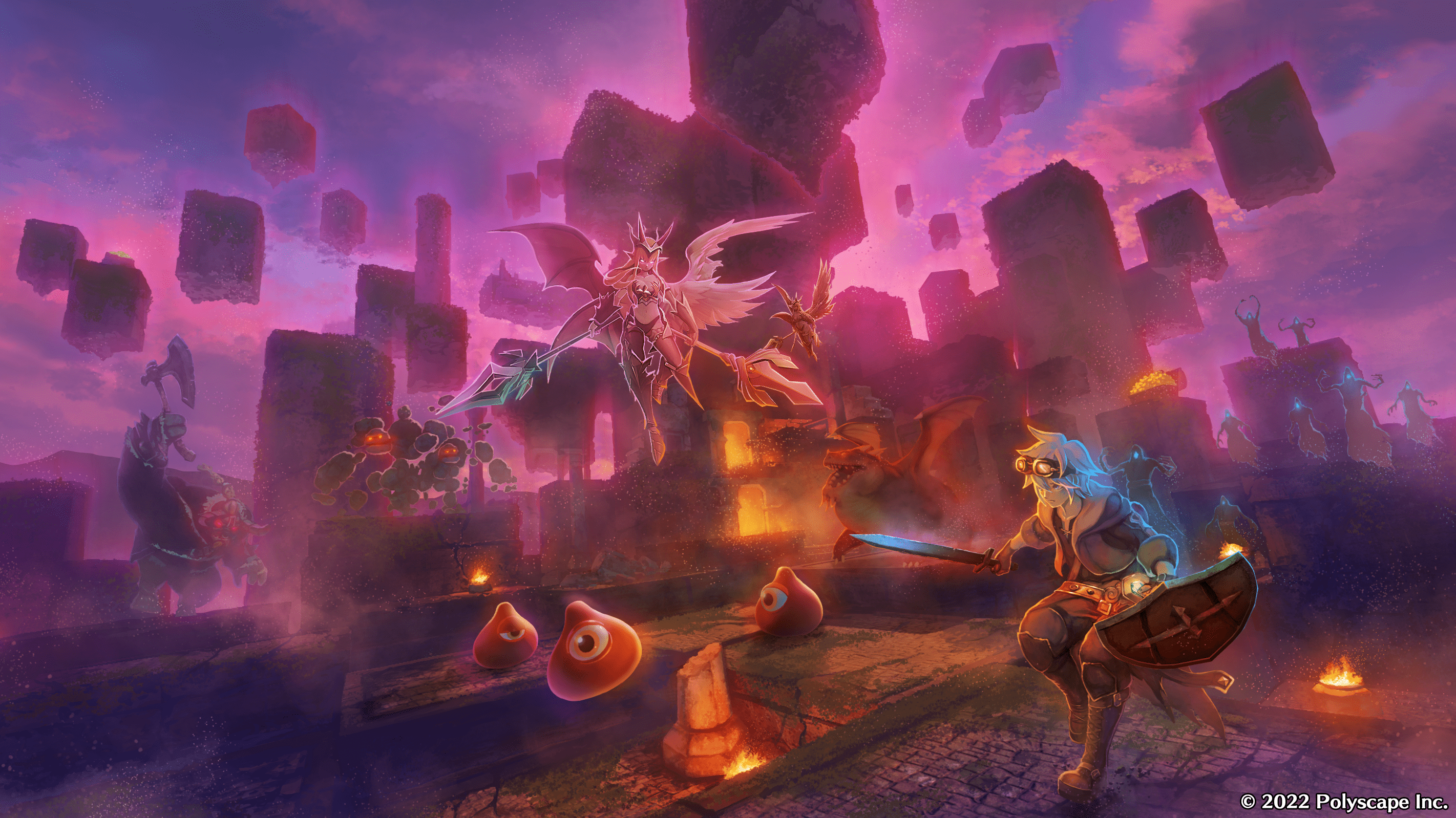 J.タネダ氏描き下ろしのキービジュアル