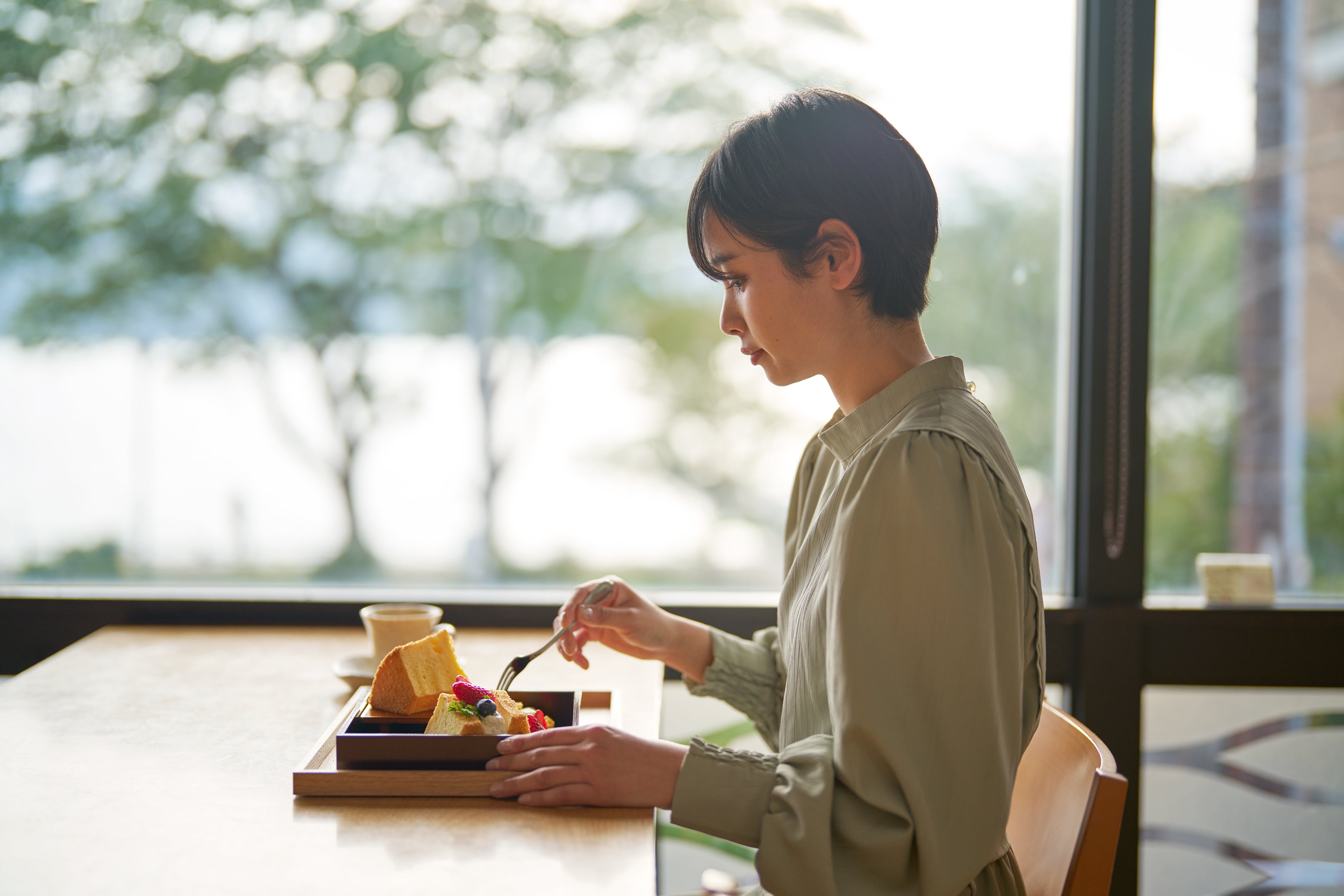 湖畔でのカフェタイムにもおすすめ