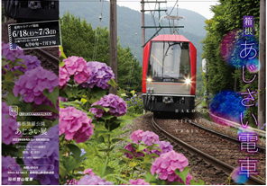 初夏の箱根の風物詩 “箱根あじさい電車”「夜間ライトアップ」を実施