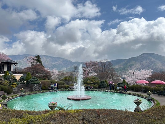 花々が彩る春の箱根強羅公園 花々が彩る春の箱根強羅公園