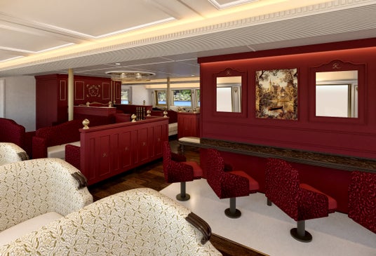 箱根海賊船「ロワイヤルII」特別船室のリニューアルに着手 箱根海賊船「ロワイヤルII」特別船室のリニューアルに着手