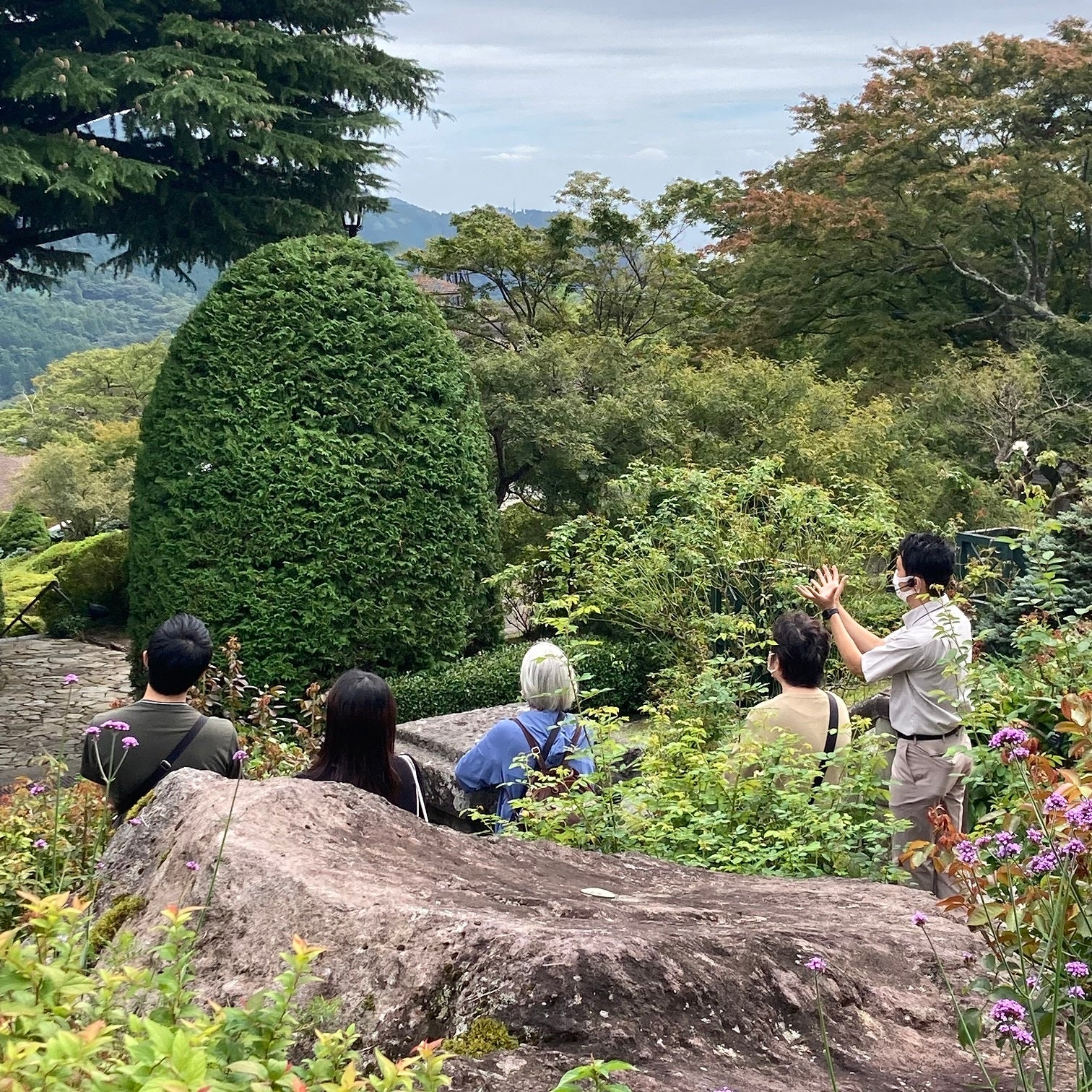 9月のガイドツアーの様子