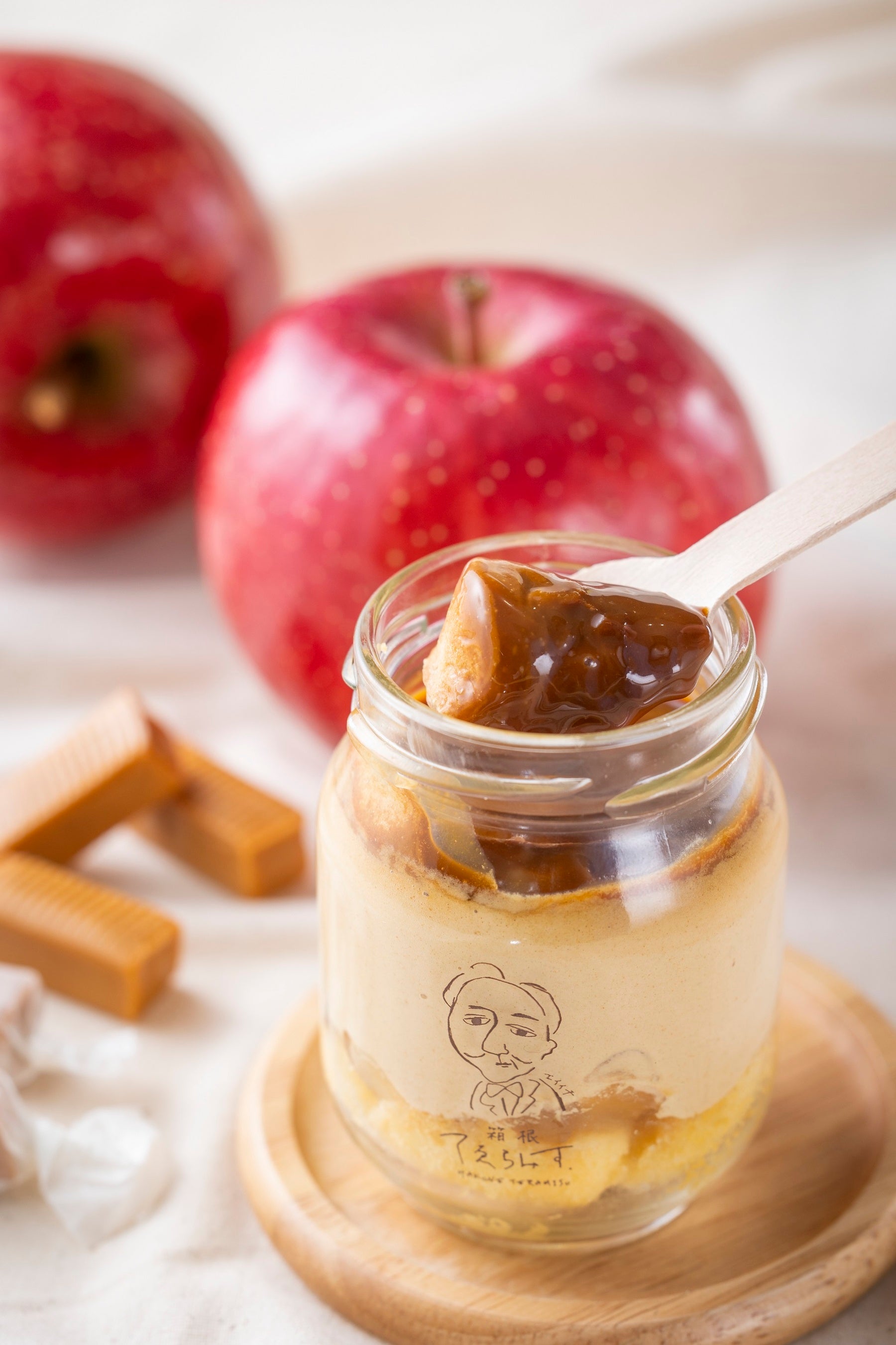 キャラメルりんご