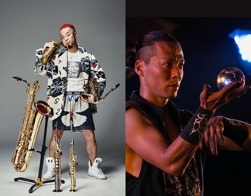 (左)元晴、(右)田中友二