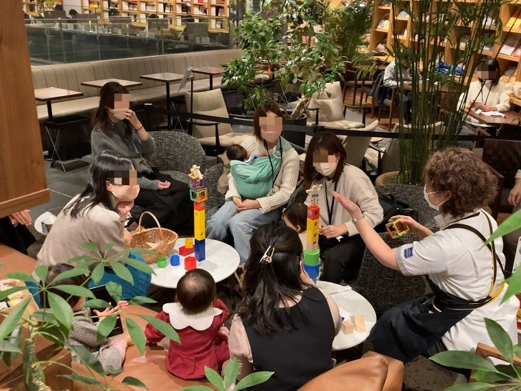 2022年12月「二子玉川 蔦屋家電 ママサロン」の様子（協力：ボーネルンド 二子玉川店）