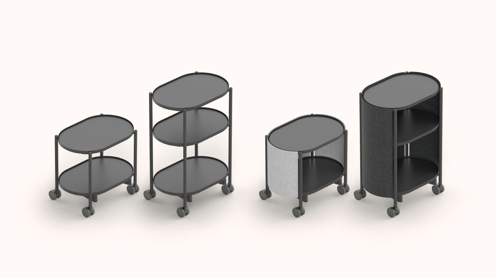 カチャカ専用家具：カチャカシェルフ（2段）、カチャカシェルフ（3段）