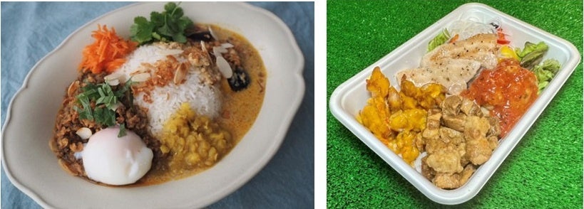 （写真左から）Hi，spice、アジアンダイニングまはまぐ